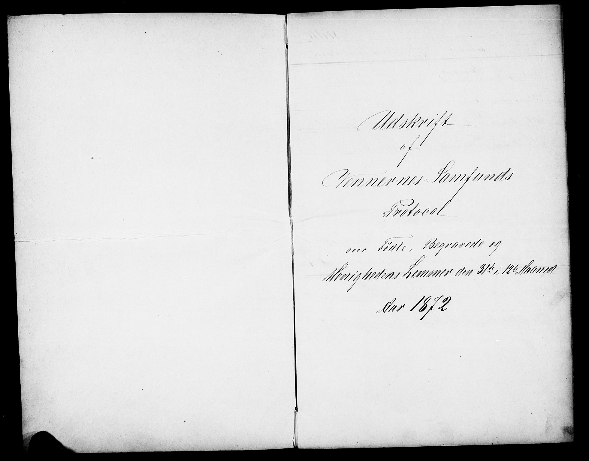 Pa 0160 - Vennenes Samfunn, Stavanger, AV/SAST-A-100269/F: Dissenter register no. -, 1870-1898