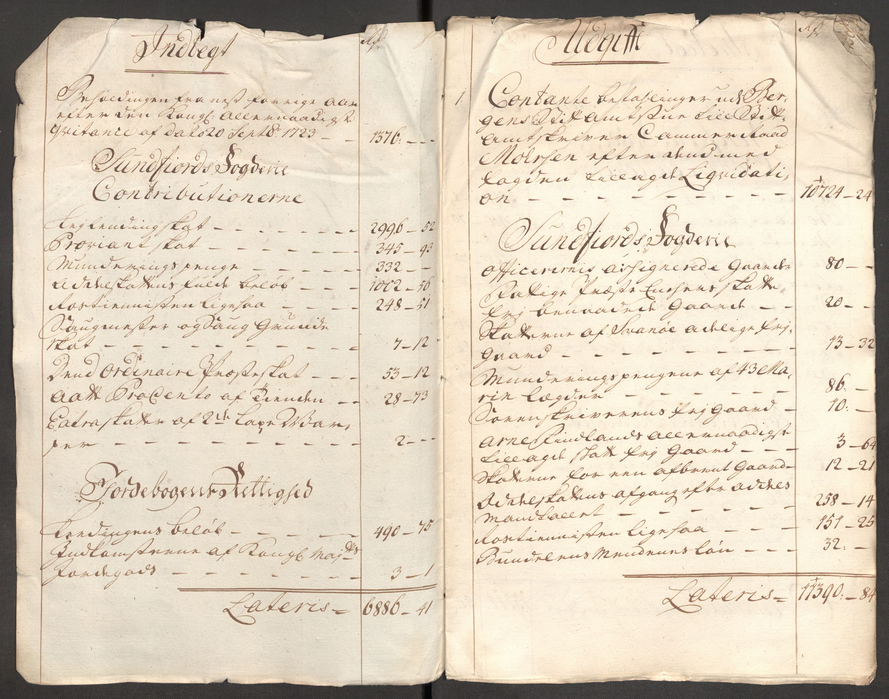 Rentekammeret inntil 1814, Reviderte regnskaper, Fogderegnskap, RA/EA-4092/R53/L3433: Fogderegnskap Sunn- og Nordfjord, 1710-1711, p. 21