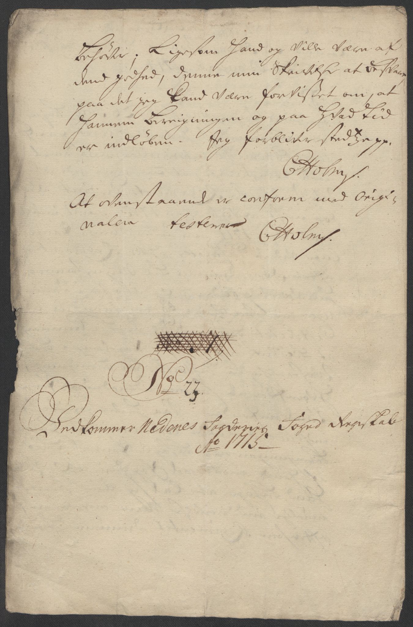 Rentekammeret inntil 1814, Reviderte regnskaper, Fogderegnskap, AV/RA-EA-4092/R39/L2323: Fogderegnskap Nedenes, 1715, p. 253