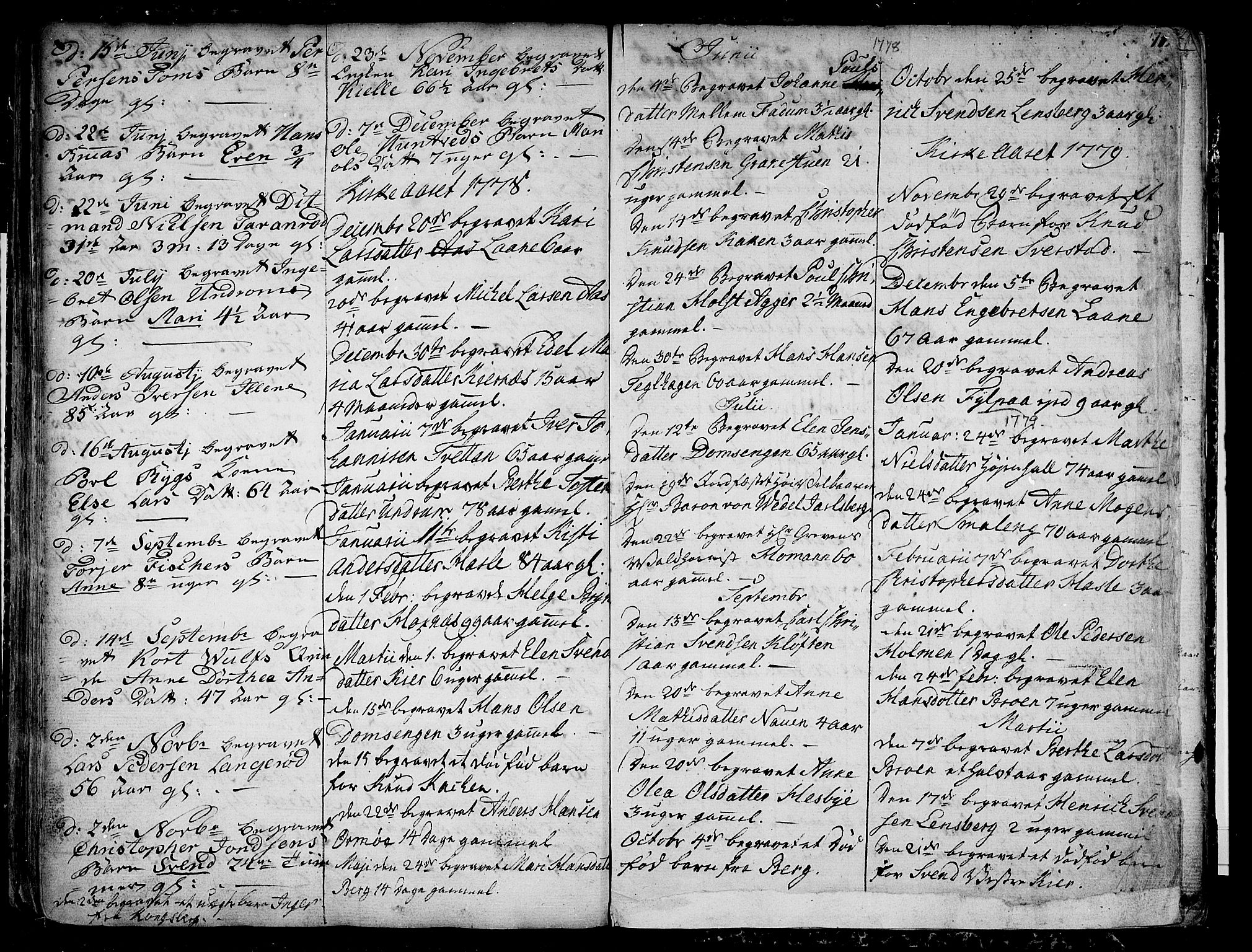 Sem kirkebøker, AV/SAKO-A-5/F/Fa/L0002: Parish register (official) no. I 2, 1764-1798, p. 71