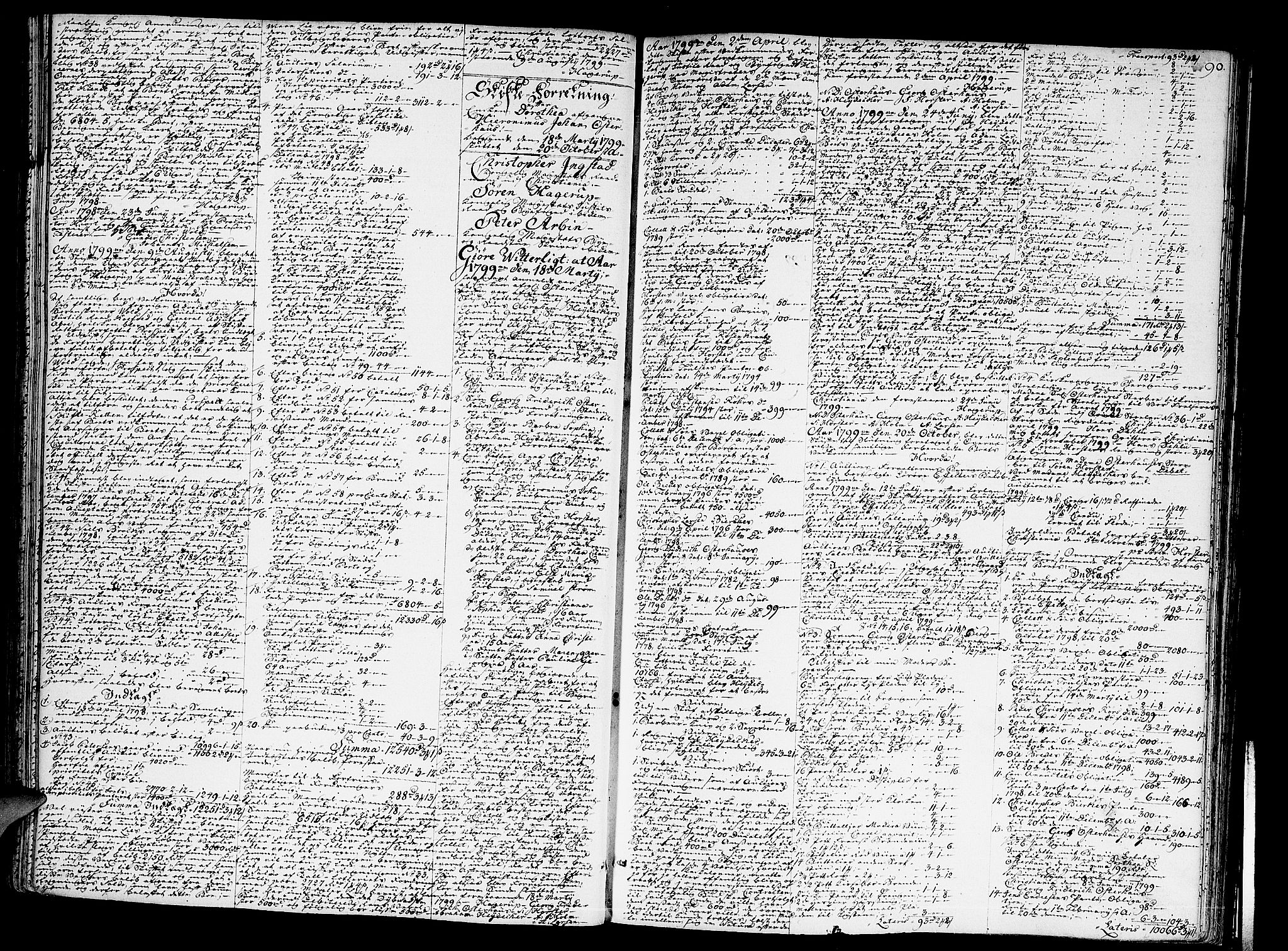 Oslo skifterett, AV/SAO-A-10383/H/Ha/L0013b: Skifteprotokoll, 1795-1806, p. 89b-90a