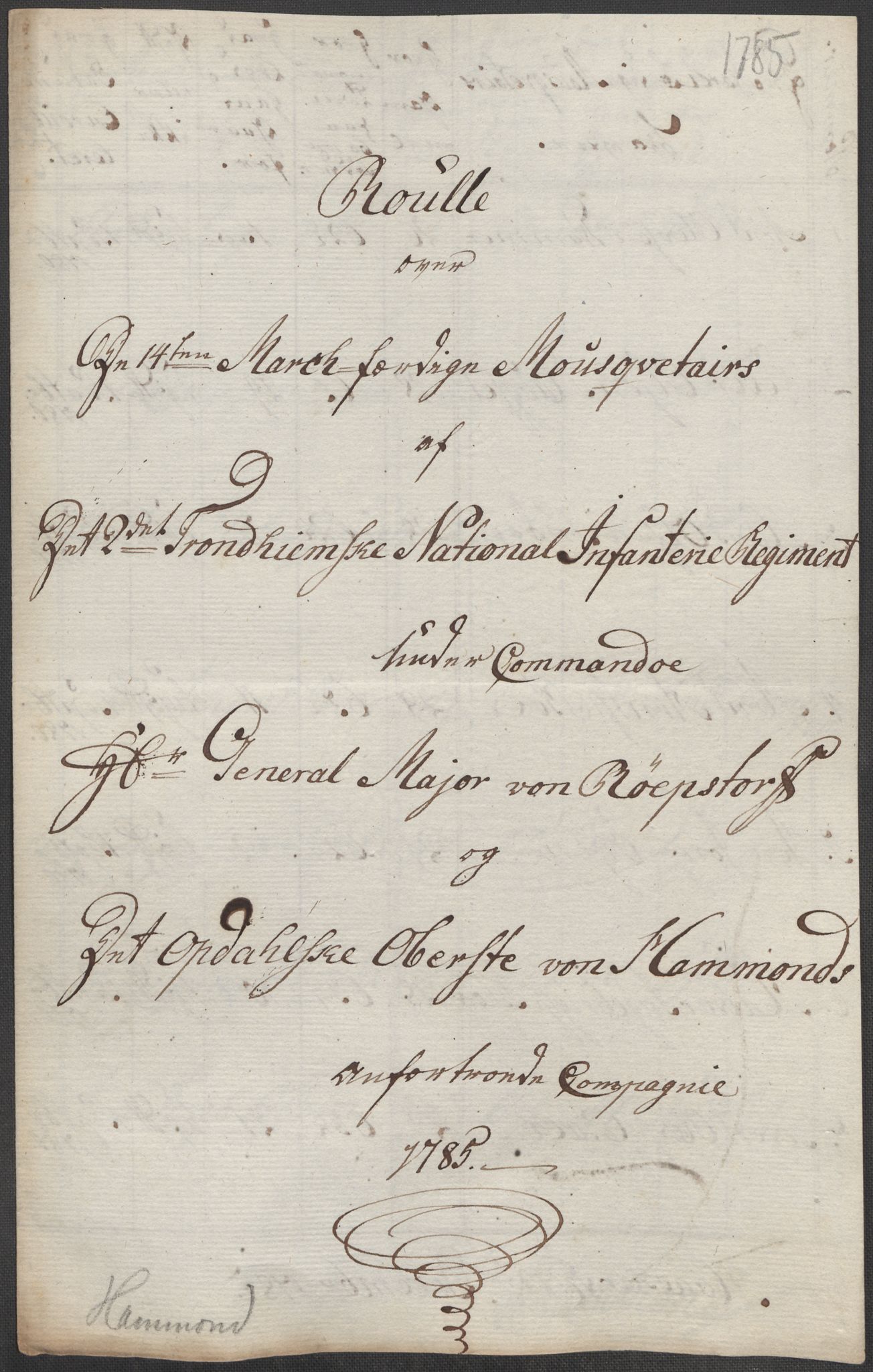 Generalitets- og kommissariatskollegiet, Det kongelige norske kommissariatskollegium, RA/EA-5420/E/Eh/L0001b: Diverse, 1659-1807, p. 219