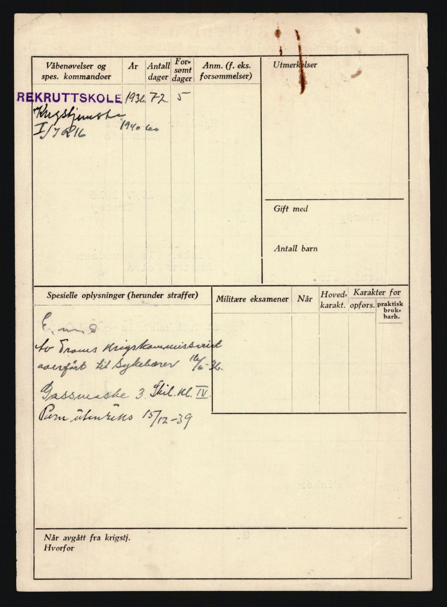 Forsvaret, Troms infanteriregiment nr. 16, AV/RA-RAFA-3146/P/Pa/L0020: Rulleblad for regimentets menige mannskaper, årsklasse 1936, 1936, p. 4