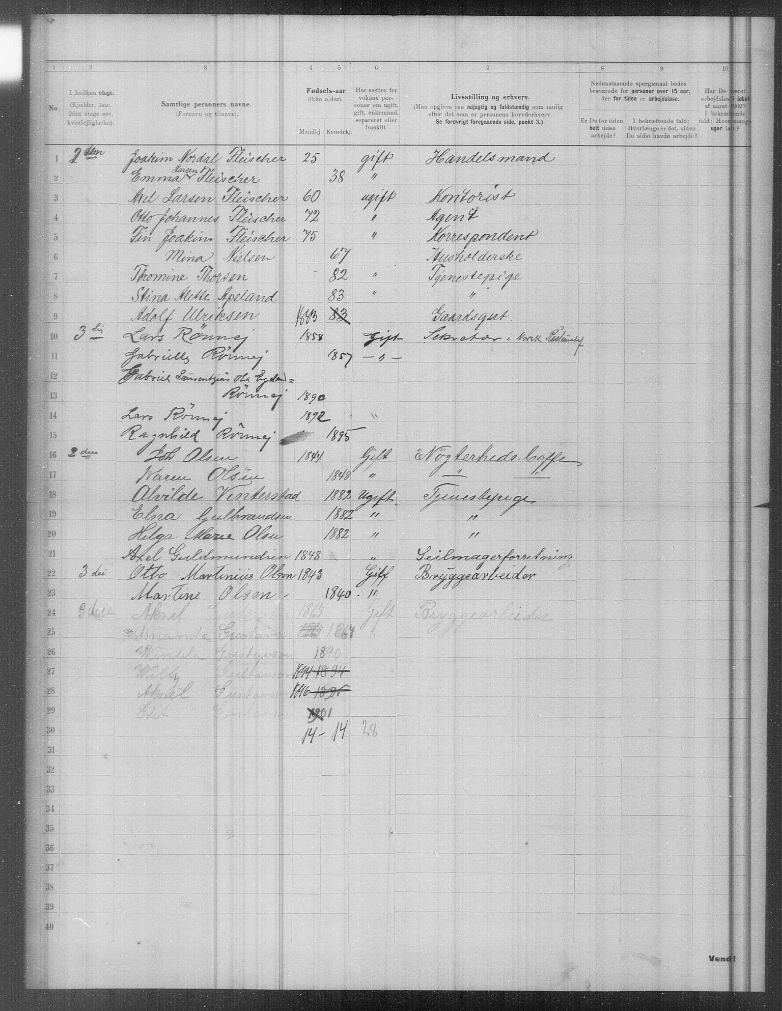 OBA, Municipal Census 1902 for Kristiania, 1902, p. 20941