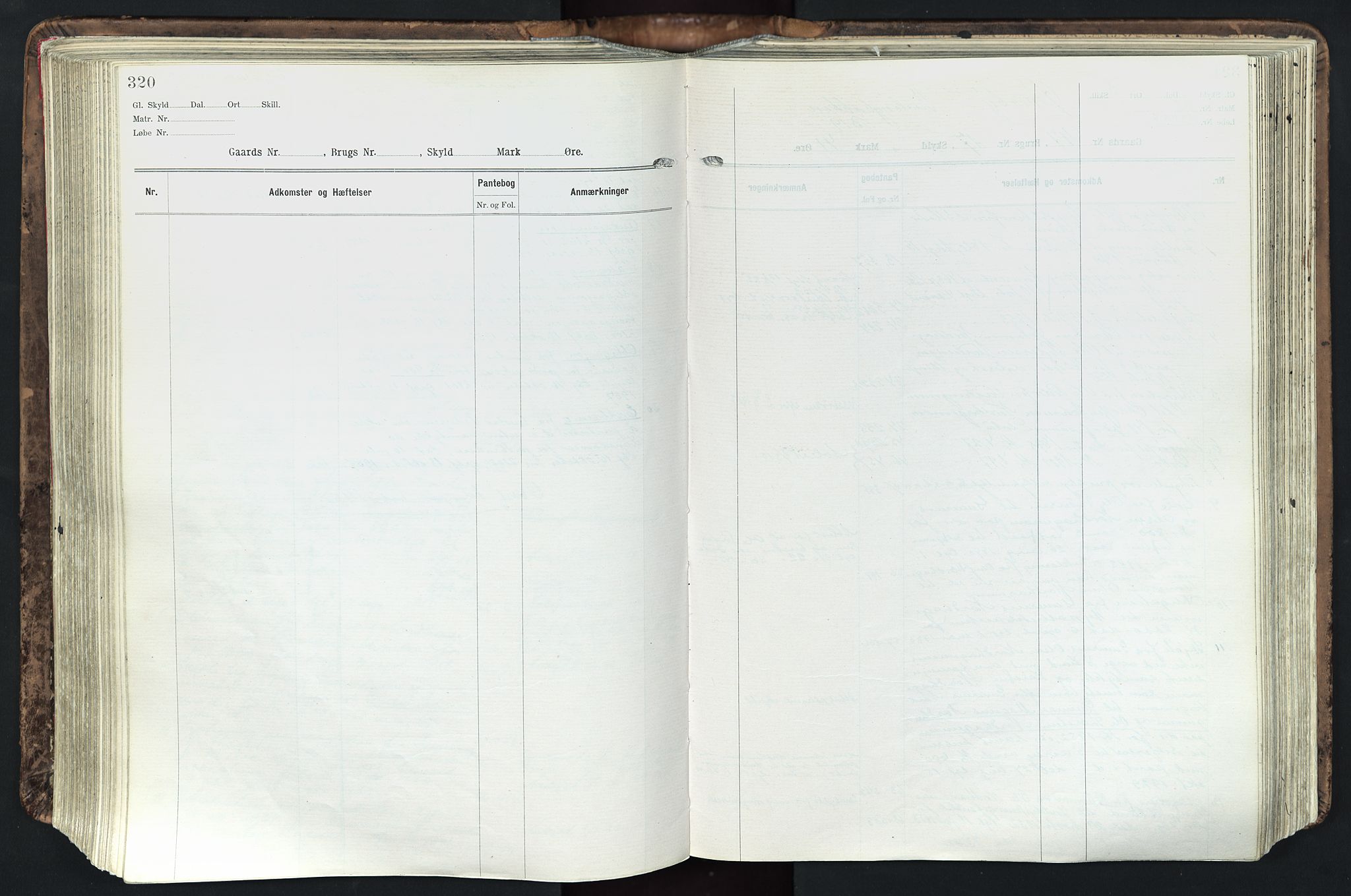 Solør tingrett, AV/SAH-TING-008/H/Ha/Hak/L0003: Mortgage register no. III, 1900-1935, p. 320