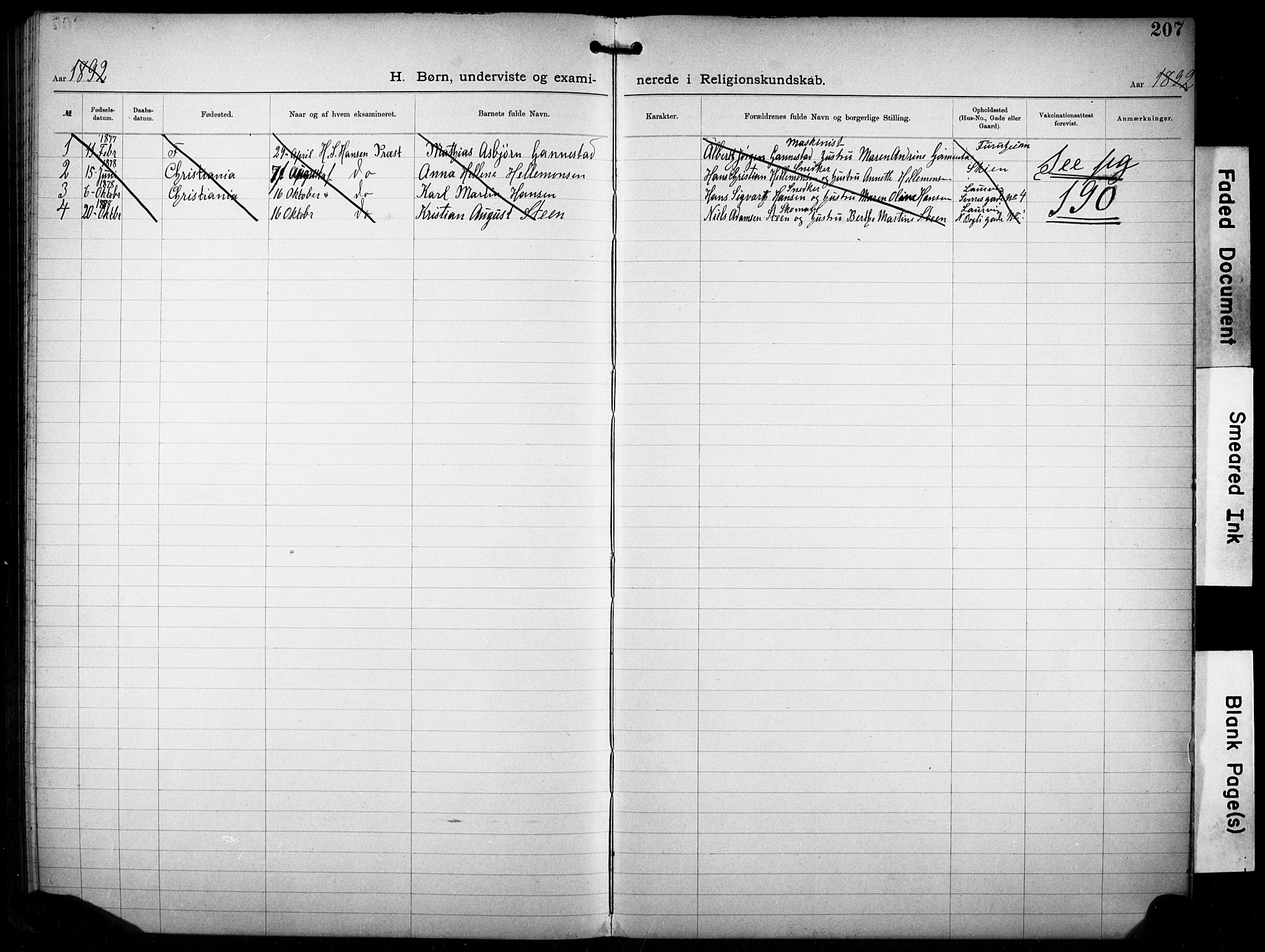 Den katolsk-apostoliske menighet i Larvik, SAKO/P-953/F/Fa/L0001: Dissenter register no. 1, 1892-1933, p. 207