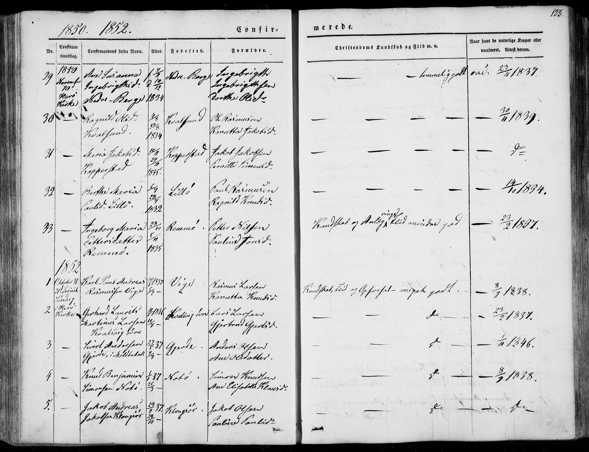Ministerialprotokoller, klokkerbøker og fødselsregistre - Møre og Romsdal, AV/SAT-A-1454/507/L0070: Parish register (official) no. 507A05, 1842-1873, p. 123
