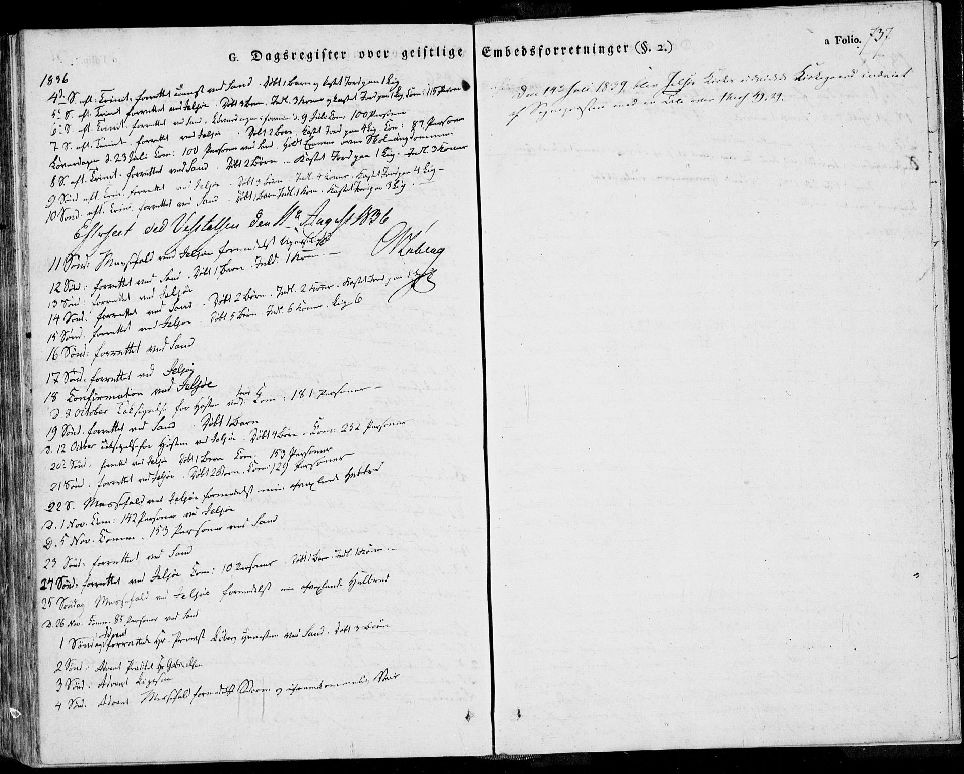 Jelsa sokneprestkontor, AV/SAST-A-101842/01/IV: Parish register (official) no. A 6.2, 1828-1853, p. 737