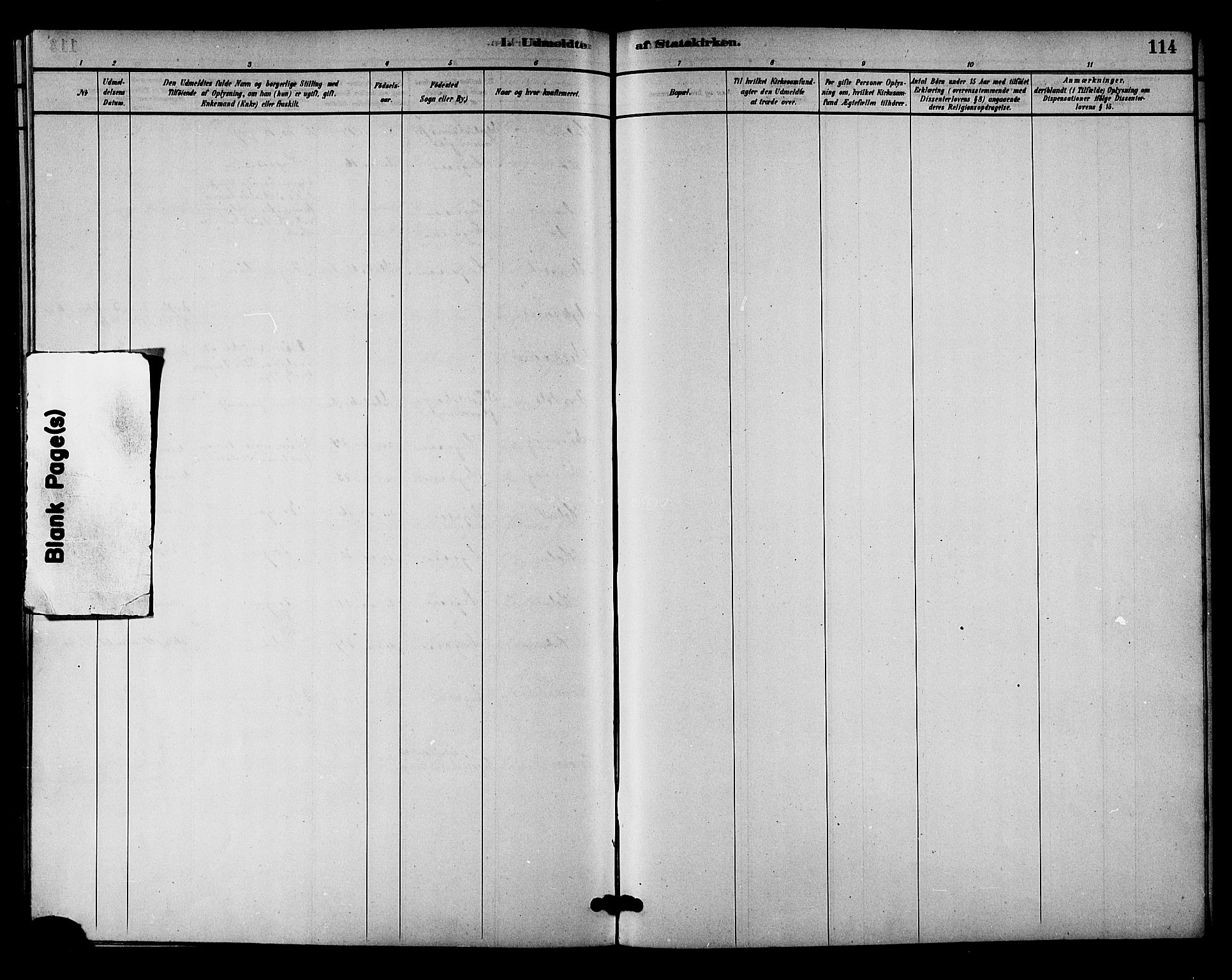 Ministerialprotokoller, klokkerbøker og fødselsregistre - Nordland, AV/SAT-A-1459/894/L1355: Parish register (official) no. 894A01, 1885-1896, p. 114