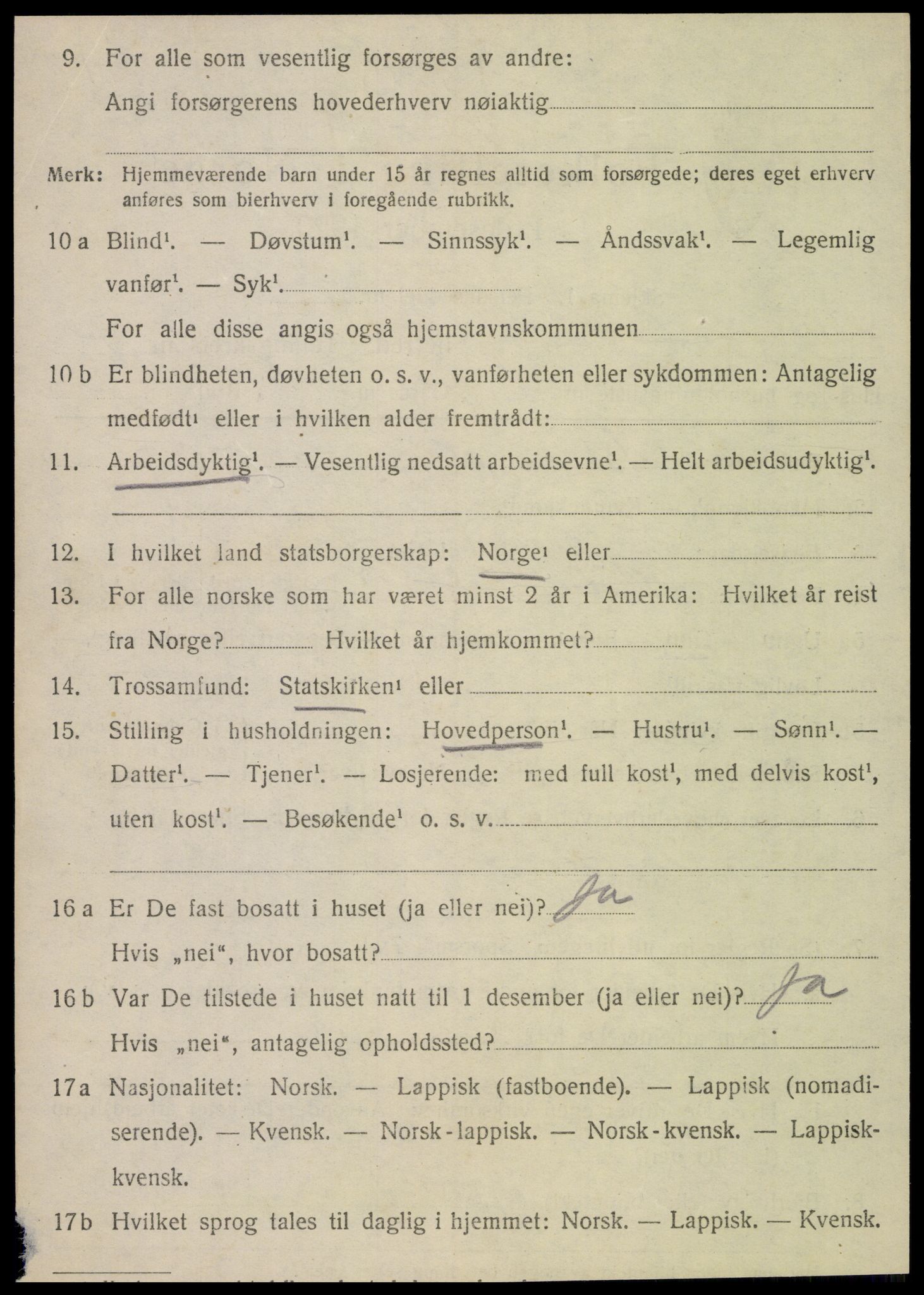 SAT, 1920 census for Herøy, 1920, p. 4515