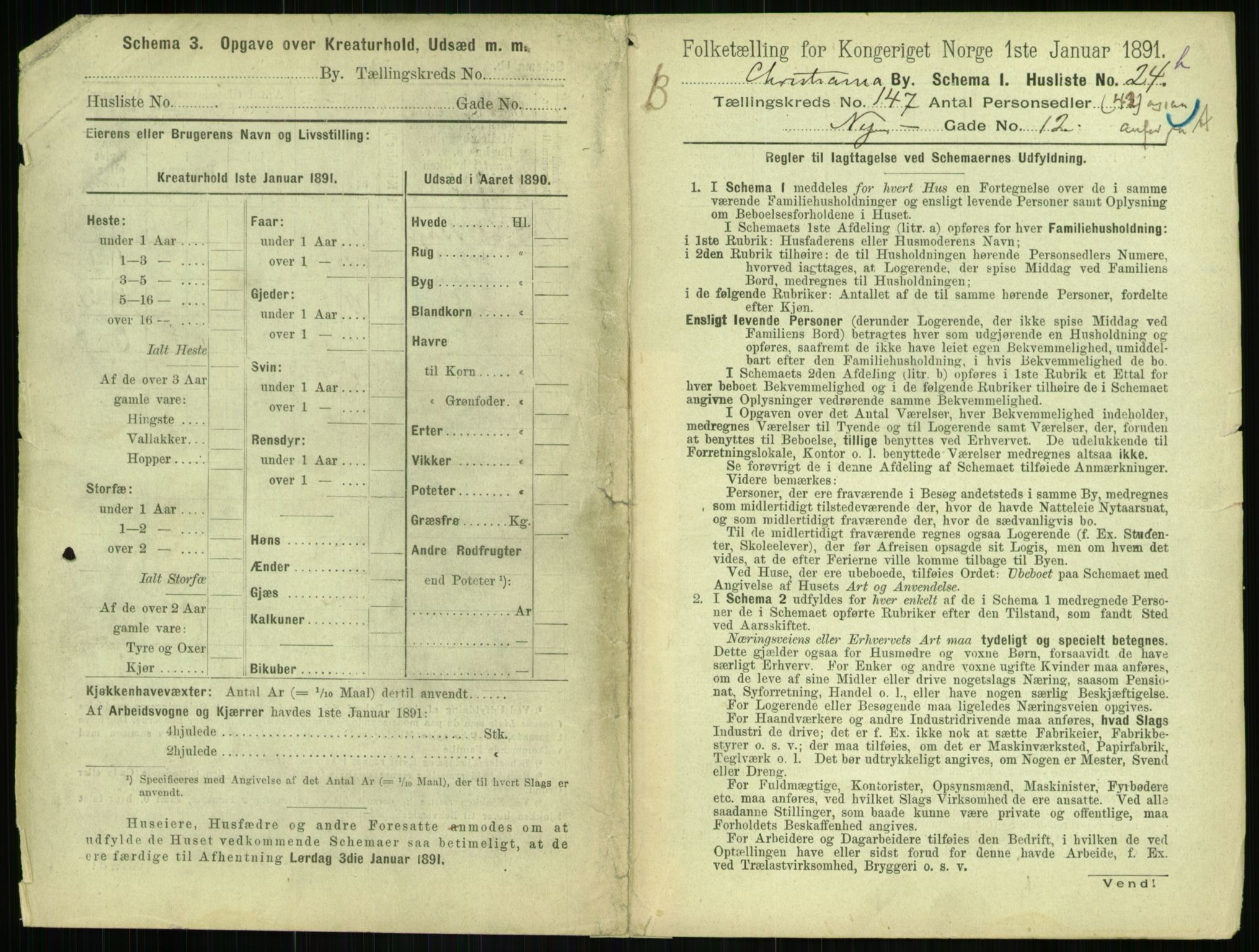 RA, 1891 census for 0301 Kristiania, 1891, p. 81591