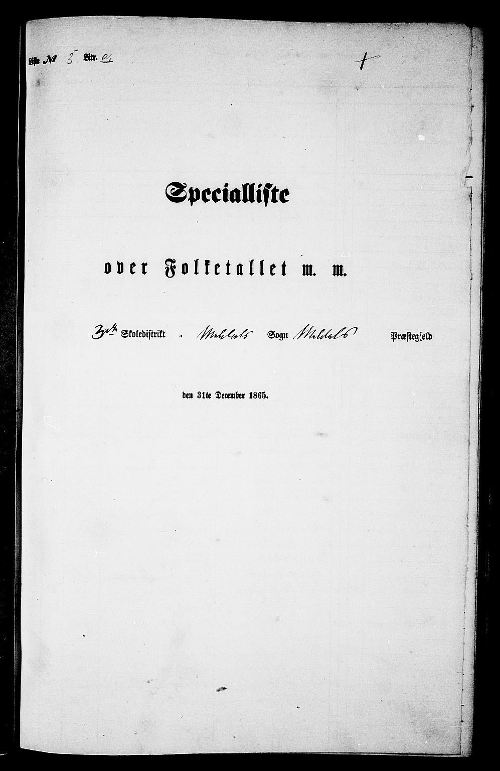 RA, 1865 census for Meldal, 1865, p. 67