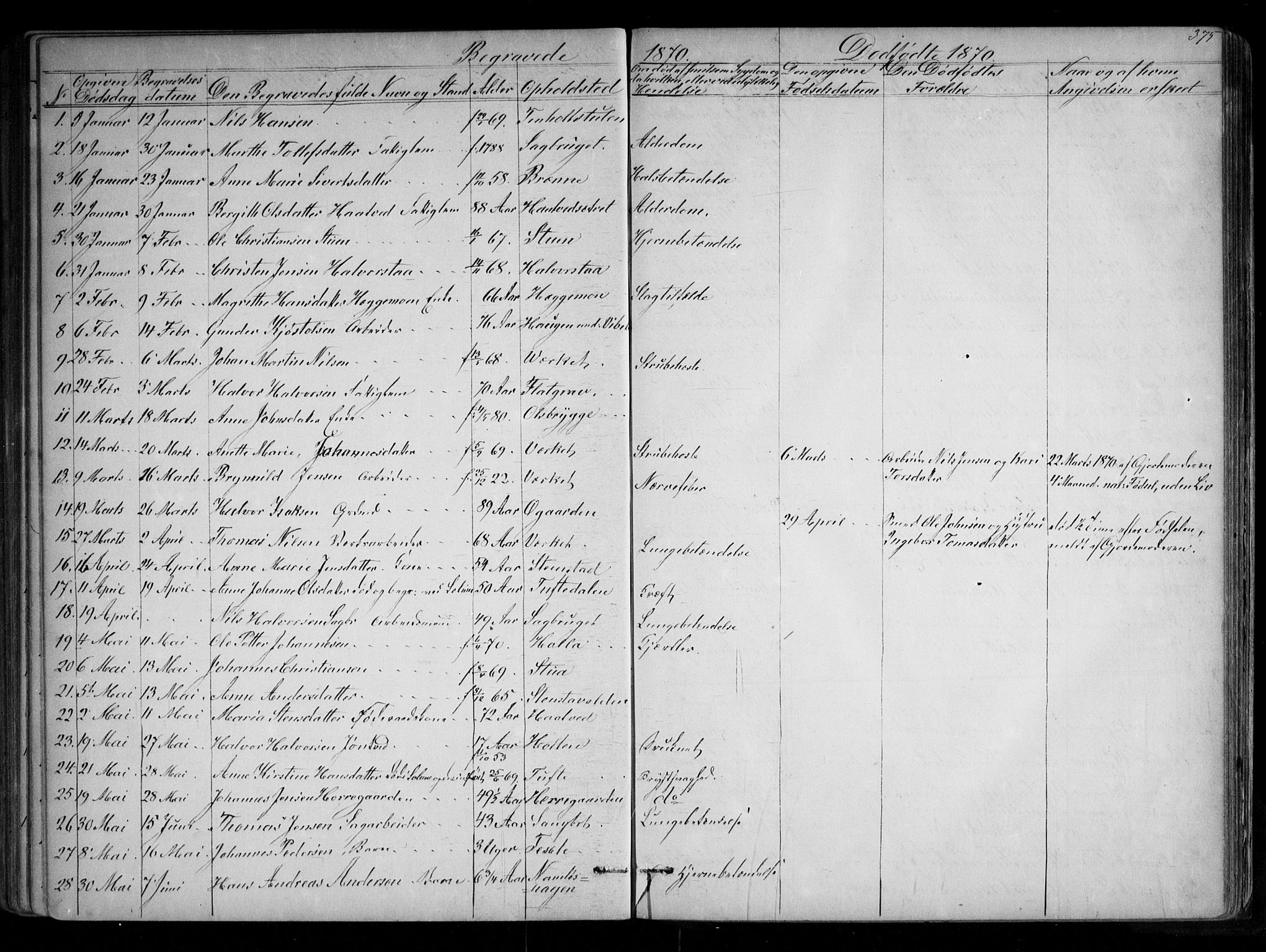 Holla kirkebøker, AV/SAKO-A-272/G/Ga/L0004: Parish register (copy) no. I 4, 1867-1890, p. 375