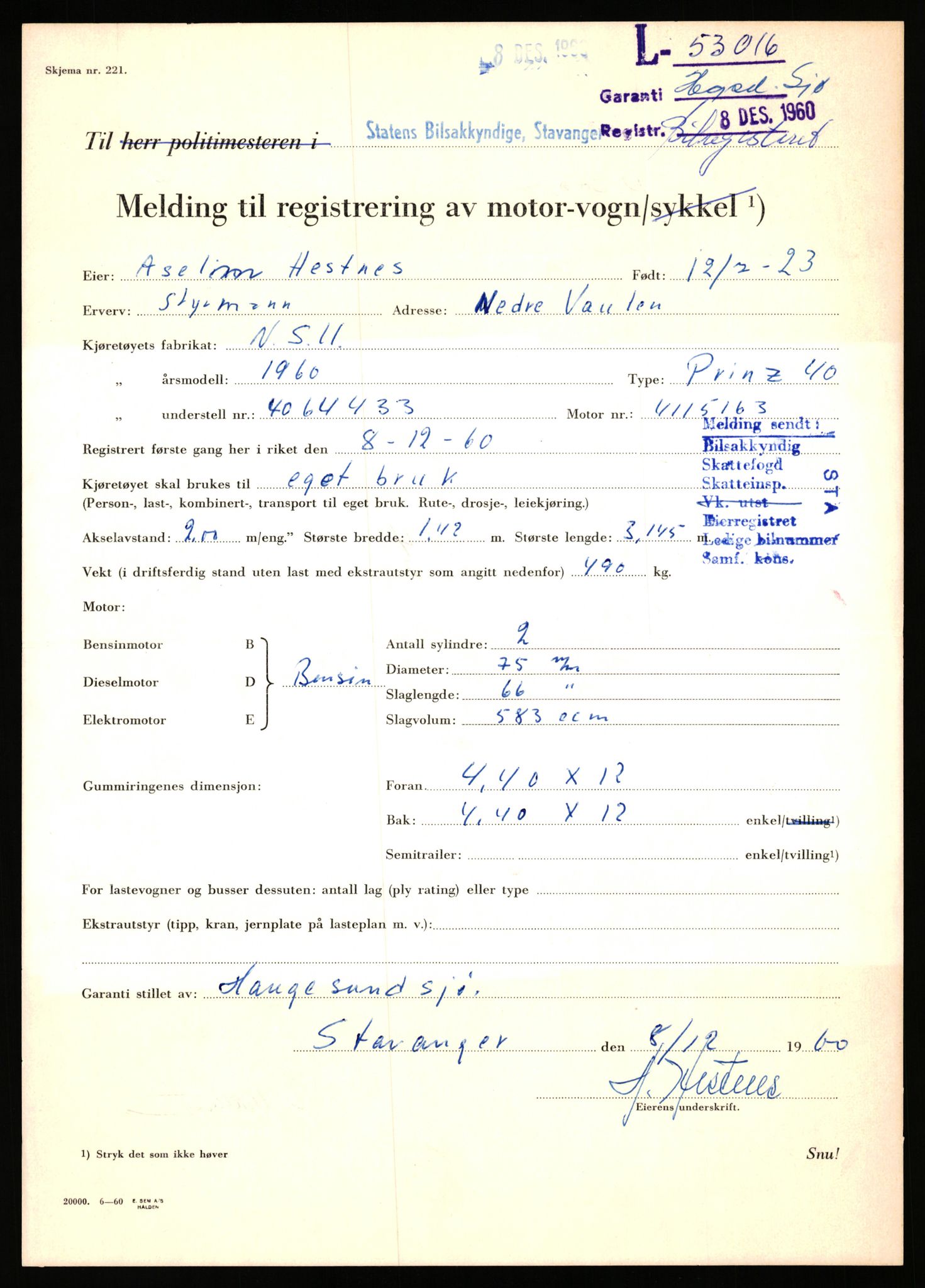 Stavanger trafikkstasjon, AV/SAST-A-101942/0/F/L0053: L-52900 - L-54199, 1930-1971, p. 335