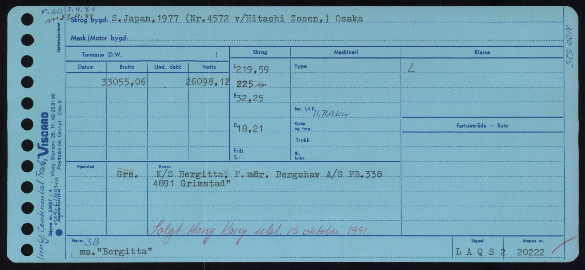 Sjøfartsdirektoratet med forløpere, Skipsmålingen, AV/RA-S-1627/H/Hd/L0003: Fartøy, B-Bev, p. 807