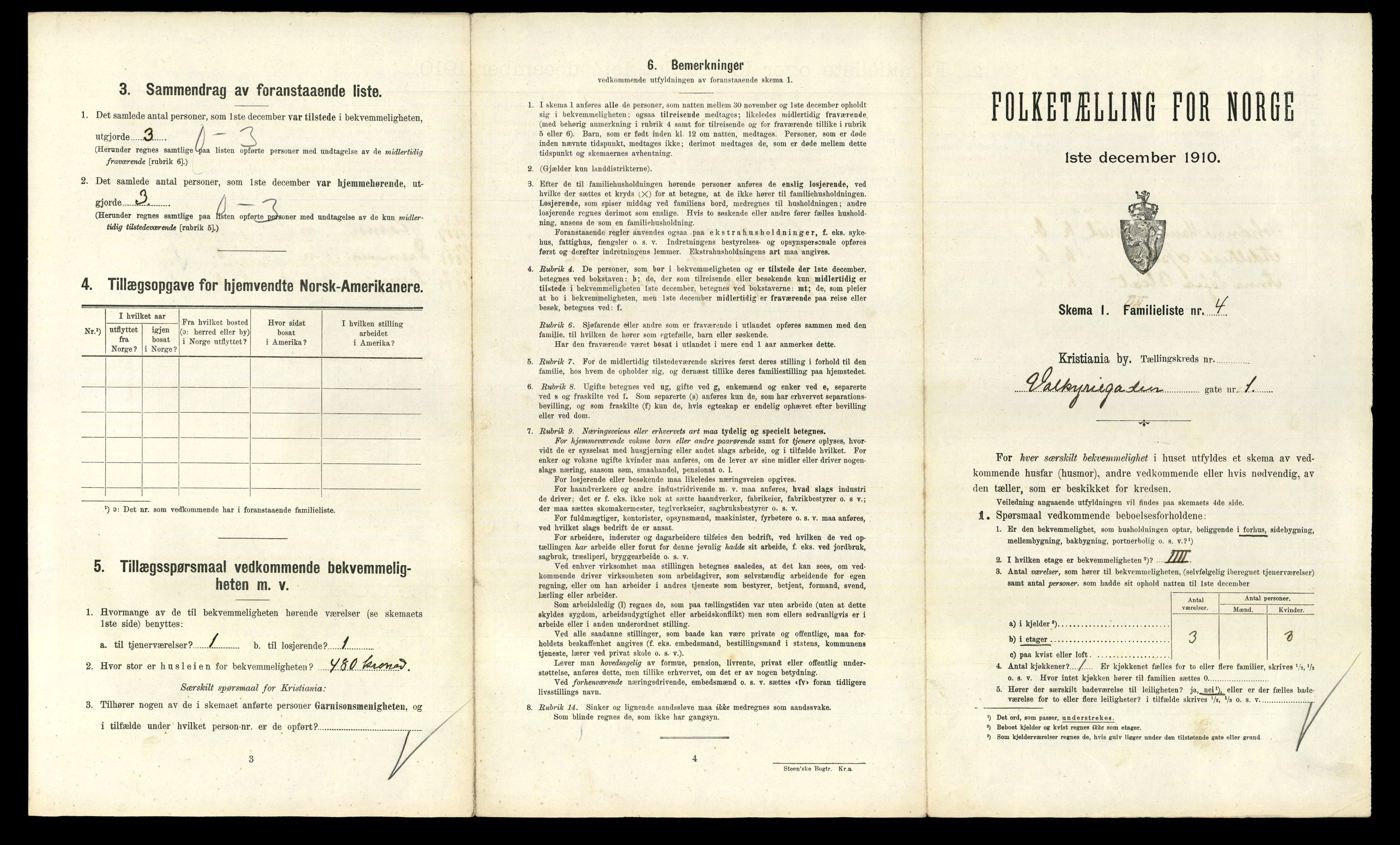 RA, 1910 census for Kristiania, 1910, p. 116661