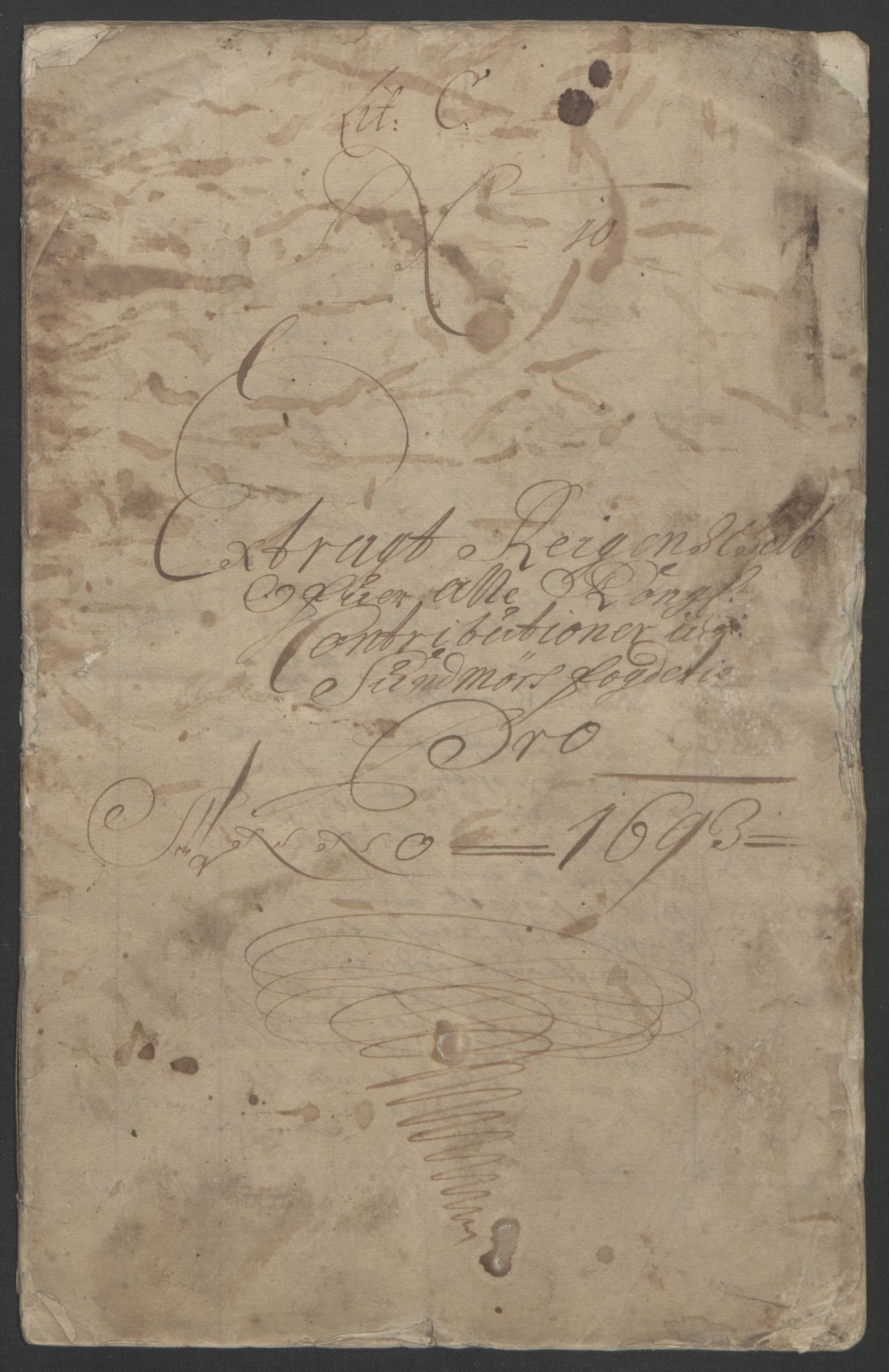 Rentekammeret inntil 1814, Reviderte regnskaper, Fogderegnskap, RA/EA-4092/R54/L3554: Fogderegnskap Sunnmøre, 1691-1693, p. 340