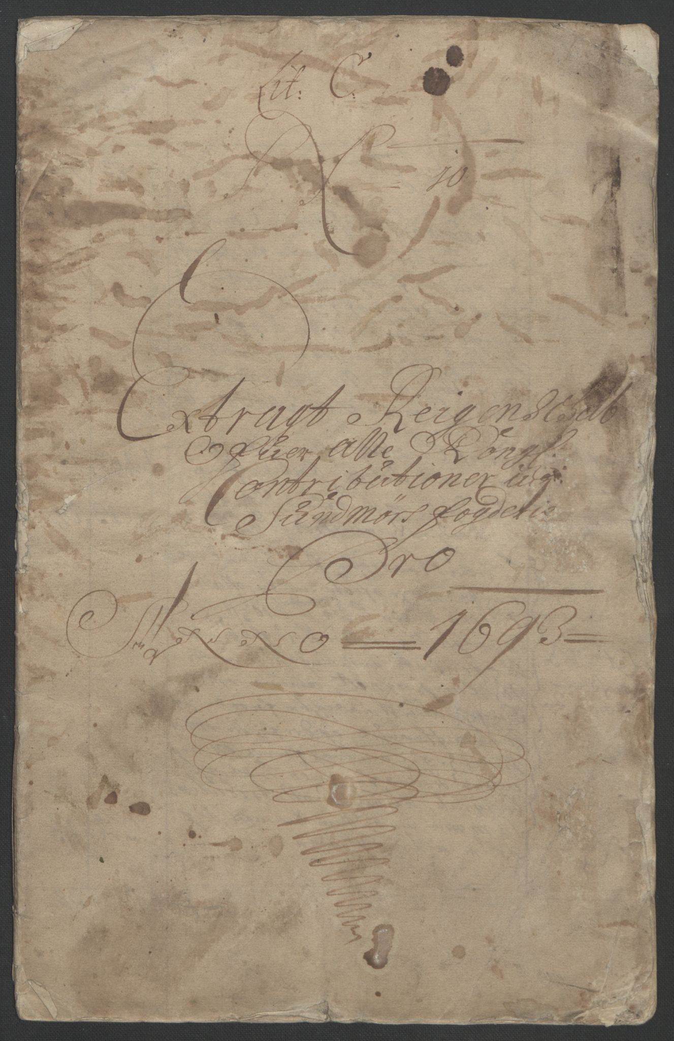 Rentekammeret inntil 1814, Reviderte regnskaper, Fogderegnskap, AV/RA-EA-4092/R54/L3554: Fogderegnskap Sunnmøre, 1691-1693, p. 340