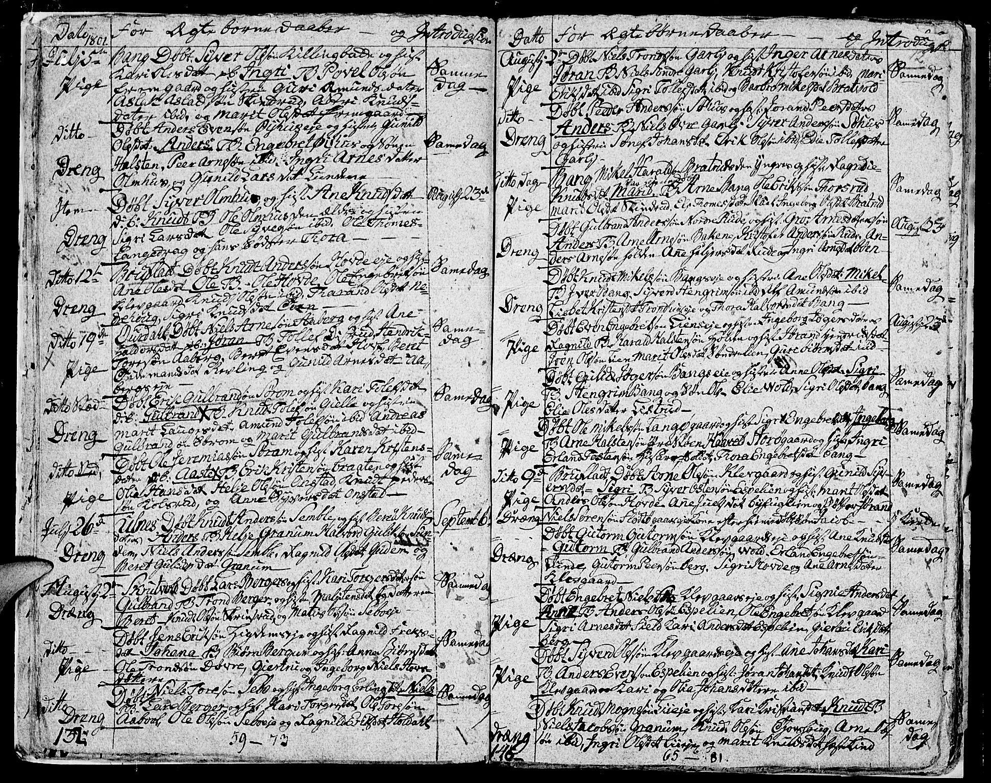 Aurdal prestekontor, AV/SAH-PREST-126/H/Ha/Haa/L0007: Parish register (official) no. 7, 1800-1808, p. 12
