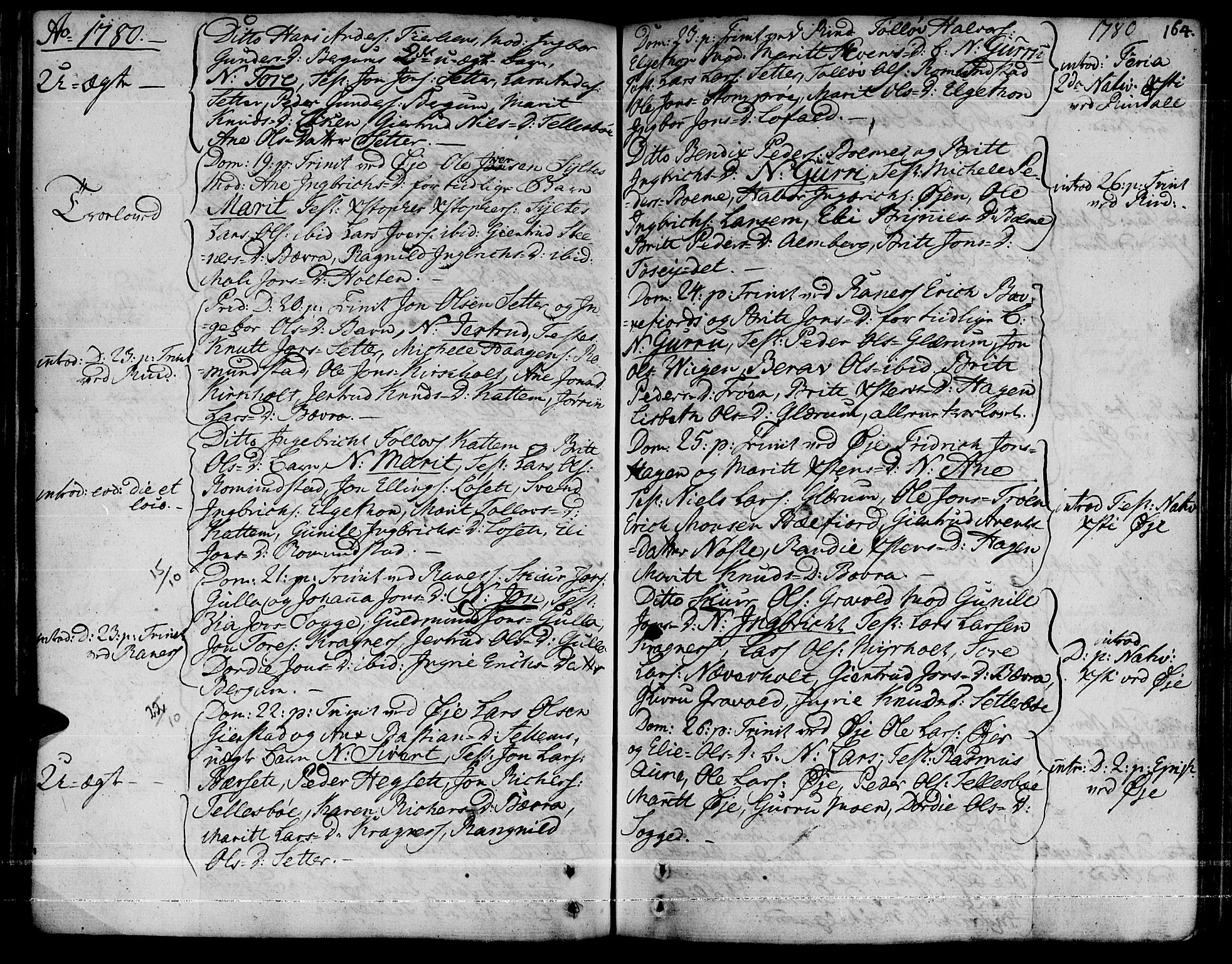 Ministerialprotokoller, klokkerbøker og fødselsregistre - Møre og Romsdal, SAT/A-1454/595/L1039: Parish register (official) no. 595A01, 1750-1796, p. 164