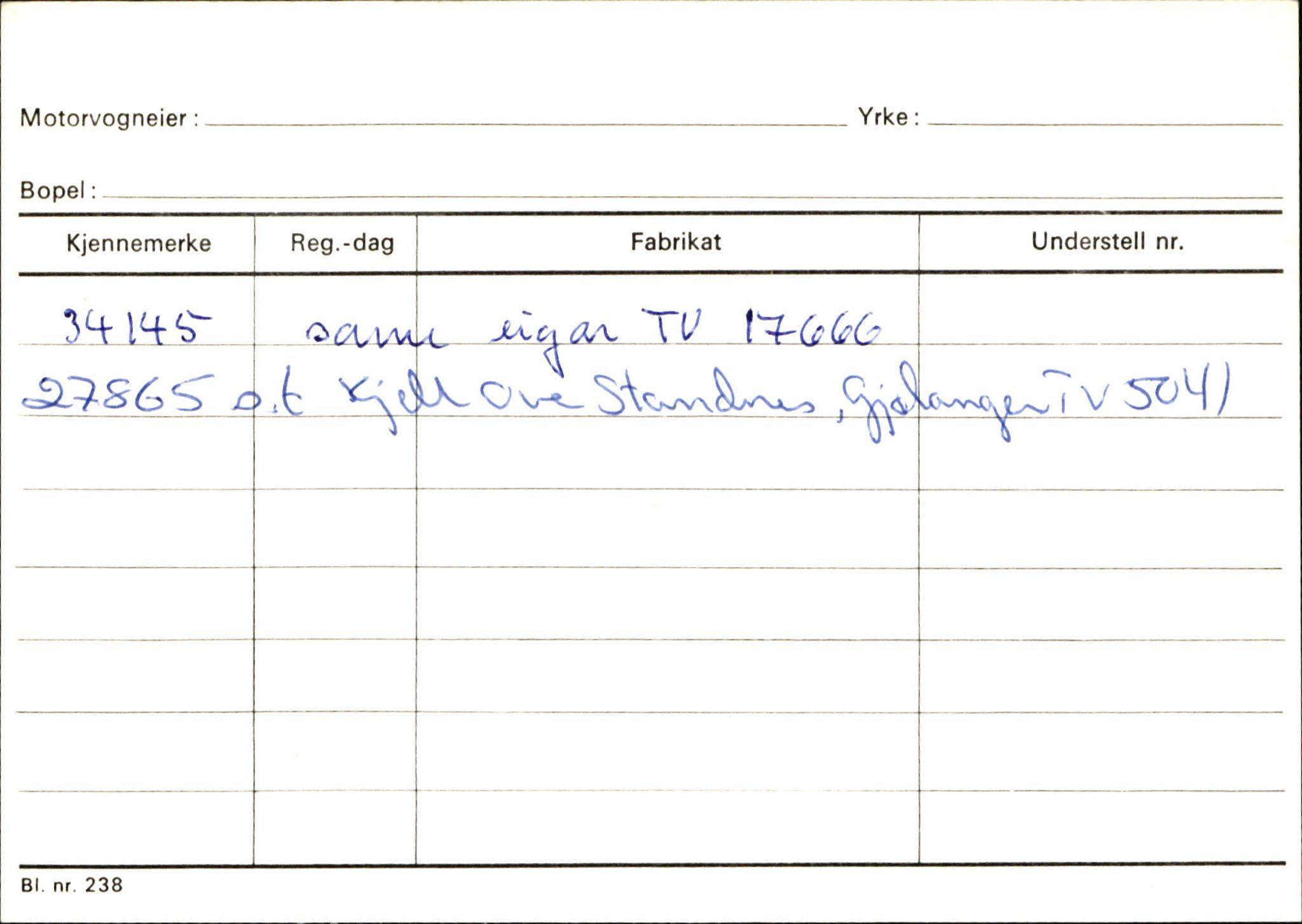 Statens vegvesen, Sogn og Fjordane vegkontor, AV/SAB-A-5301/4/F/L0132: Eigarregister Askvoll A-Å. Balestrand A-Å, 1945-1975, p. 841