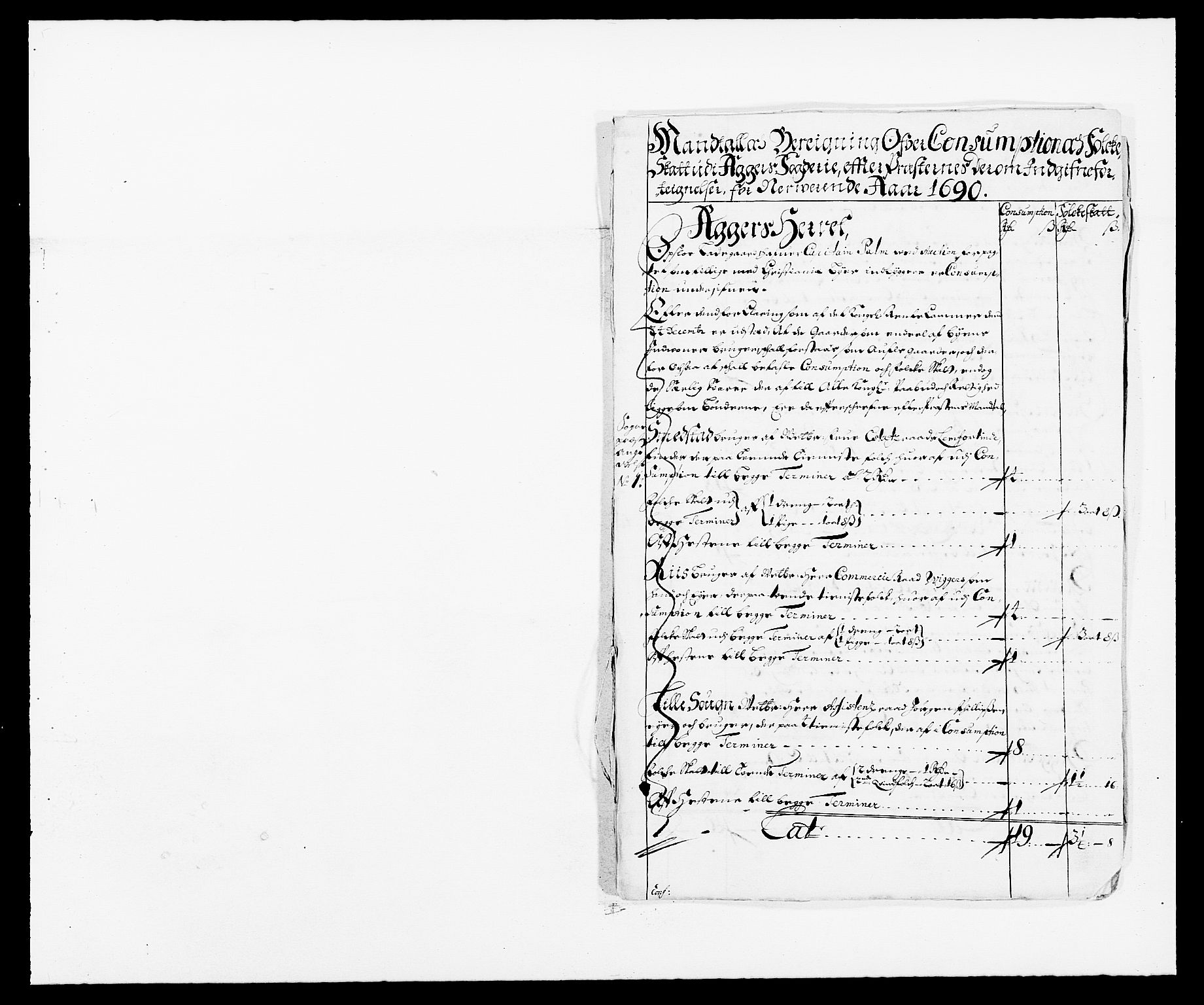 Rentekammeret inntil 1814, Reviderte regnskaper, Fogderegnskap, RA/EA-4092/R08/L0423: Fogderegnskap Aker, 1687-1689, p. 221