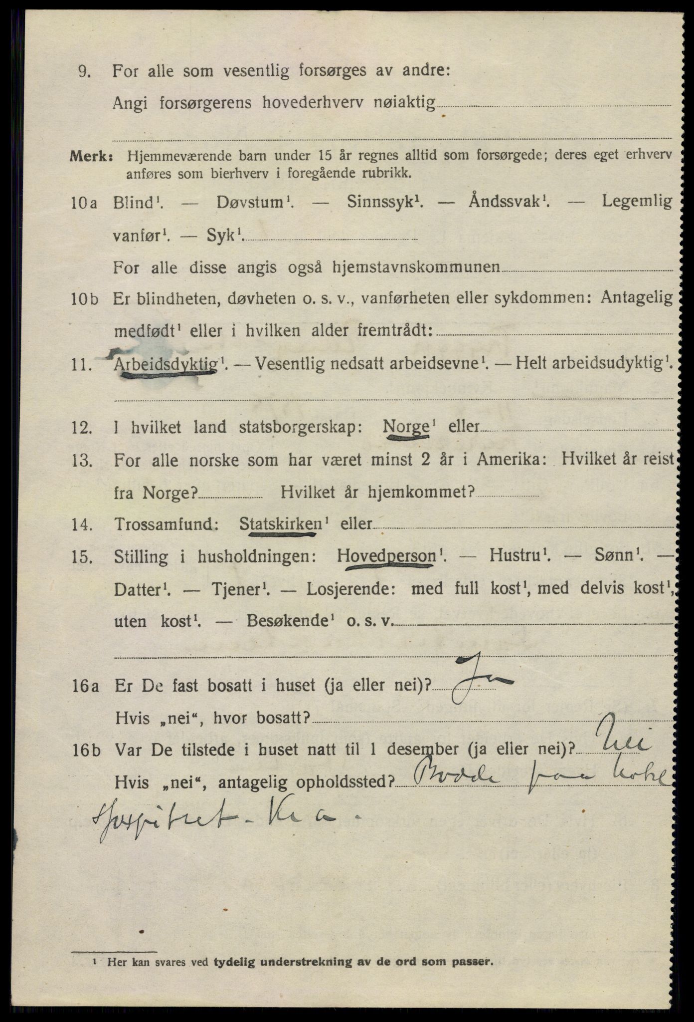 SAO, 1920 census for Drøbak, 1920, p. 3356