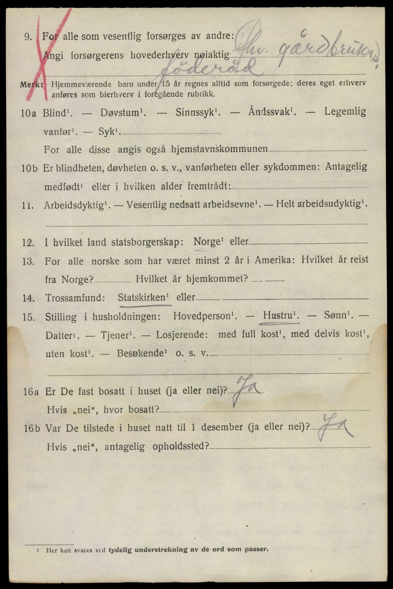 SAKO, 1920 census for Brunlanes, 1920, p. 7644