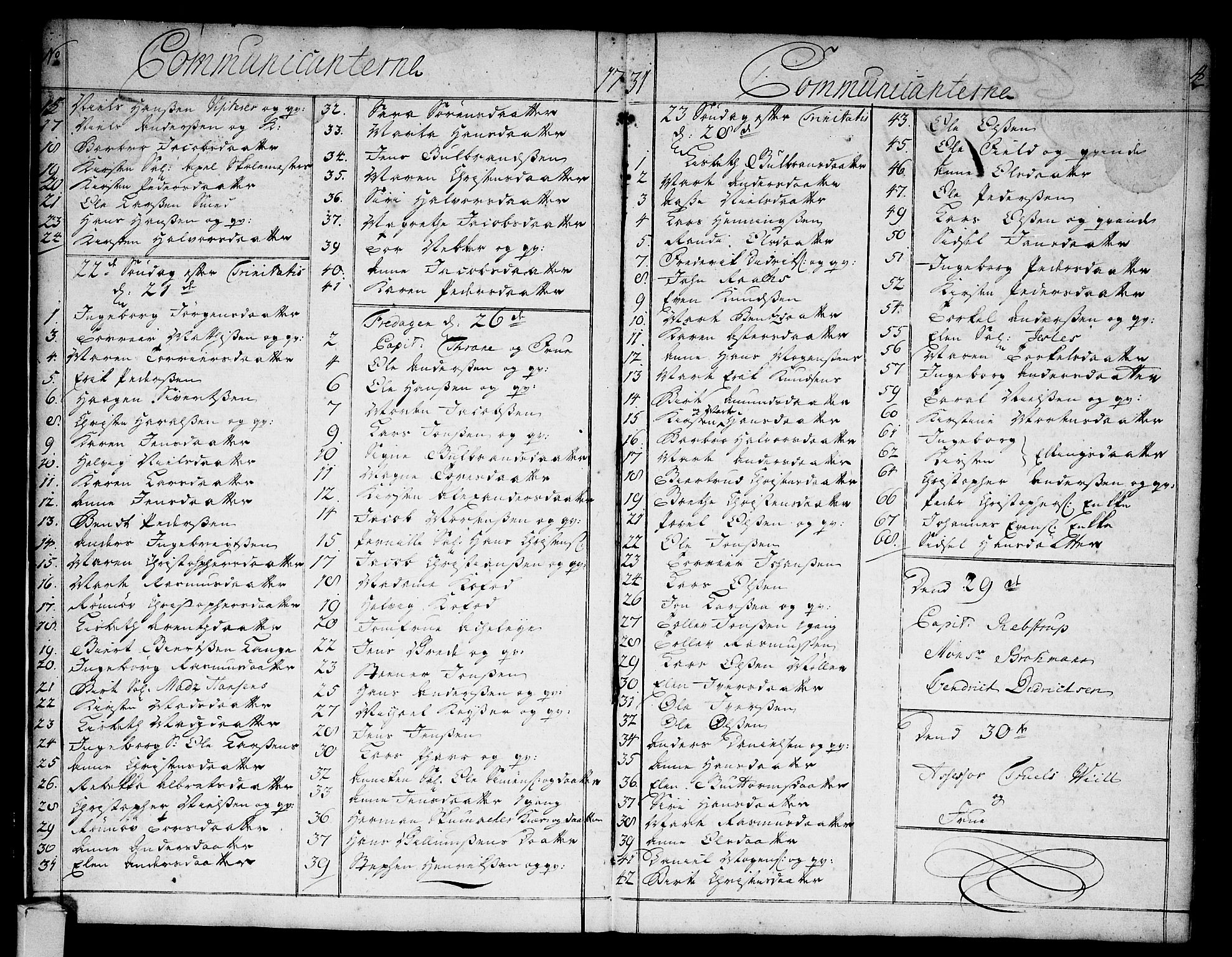 Strømsø kirkebøker, AV/SAKO-A-246/F/Fa/L0004: Parish register (official) no. I 4, 1731-1734, p. 4