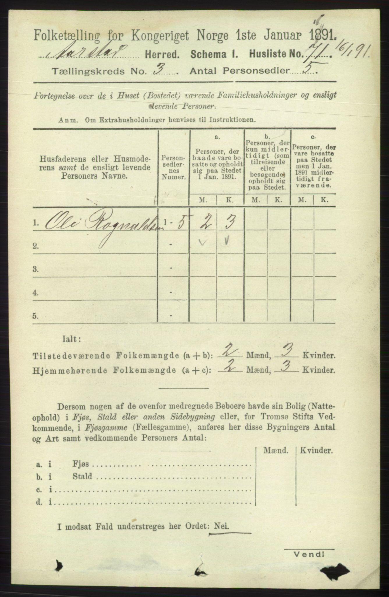 SAB, 1891 Census for 1280 Årstad, 1891, p. 1568