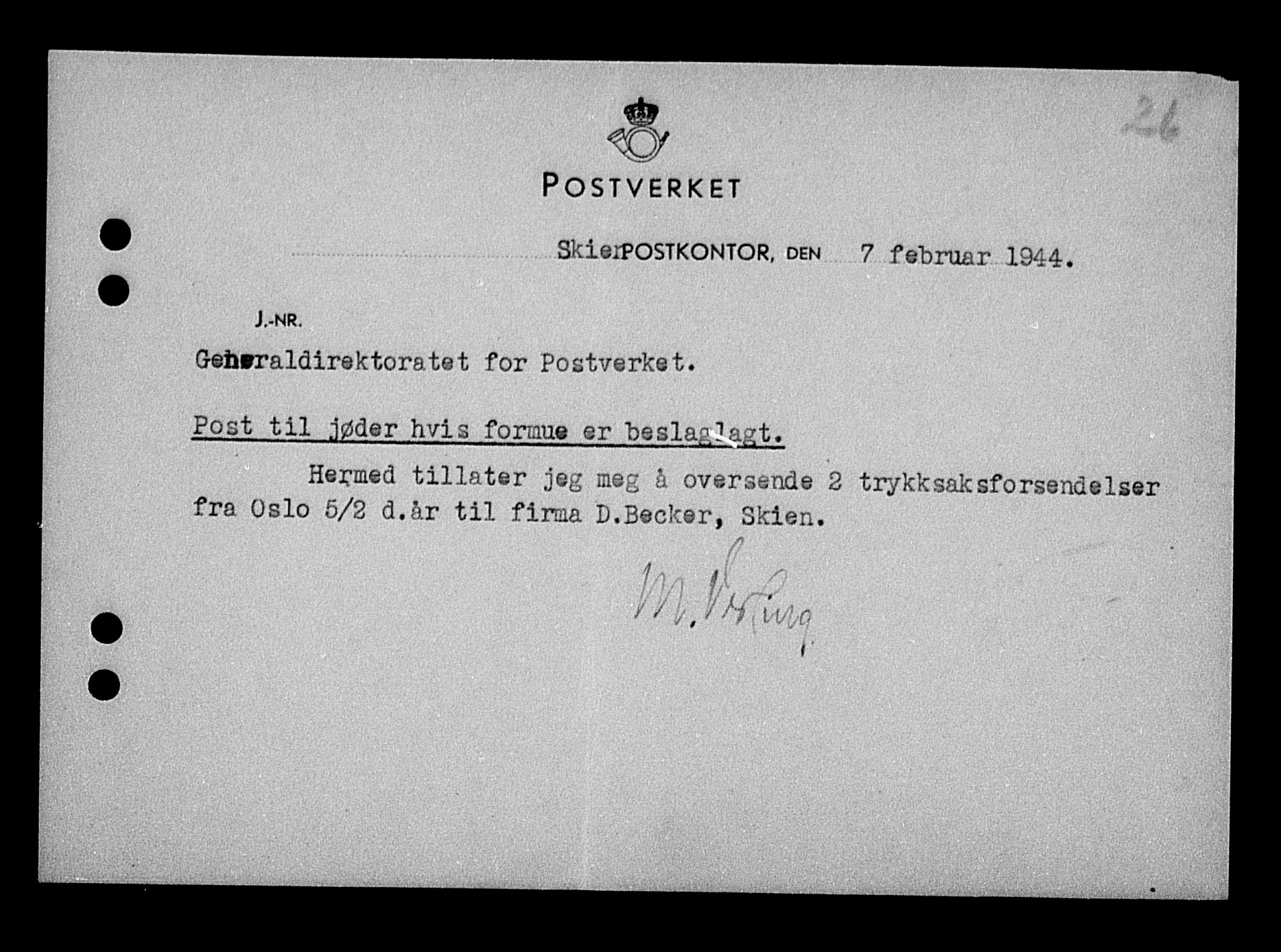Justisdepartementet, Tilbakeføringskontoret for inndratte formuer, AV/RA-S-1564/H/Hc/Hcd/L0990: --, 1945-1947, p. 19