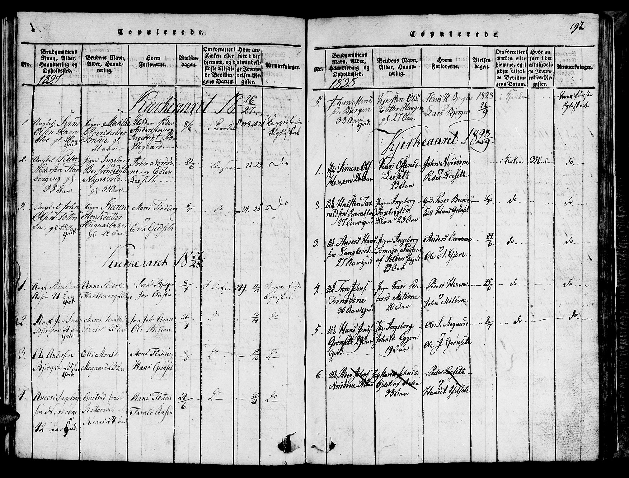 Ministerialprotokoller, klokkerbøker og fødselsregistre - Sør-Trøndelag, SAT/A-1456/685/L0976: Parish register (copy) no. 685C01, 1817-1878, p. 192