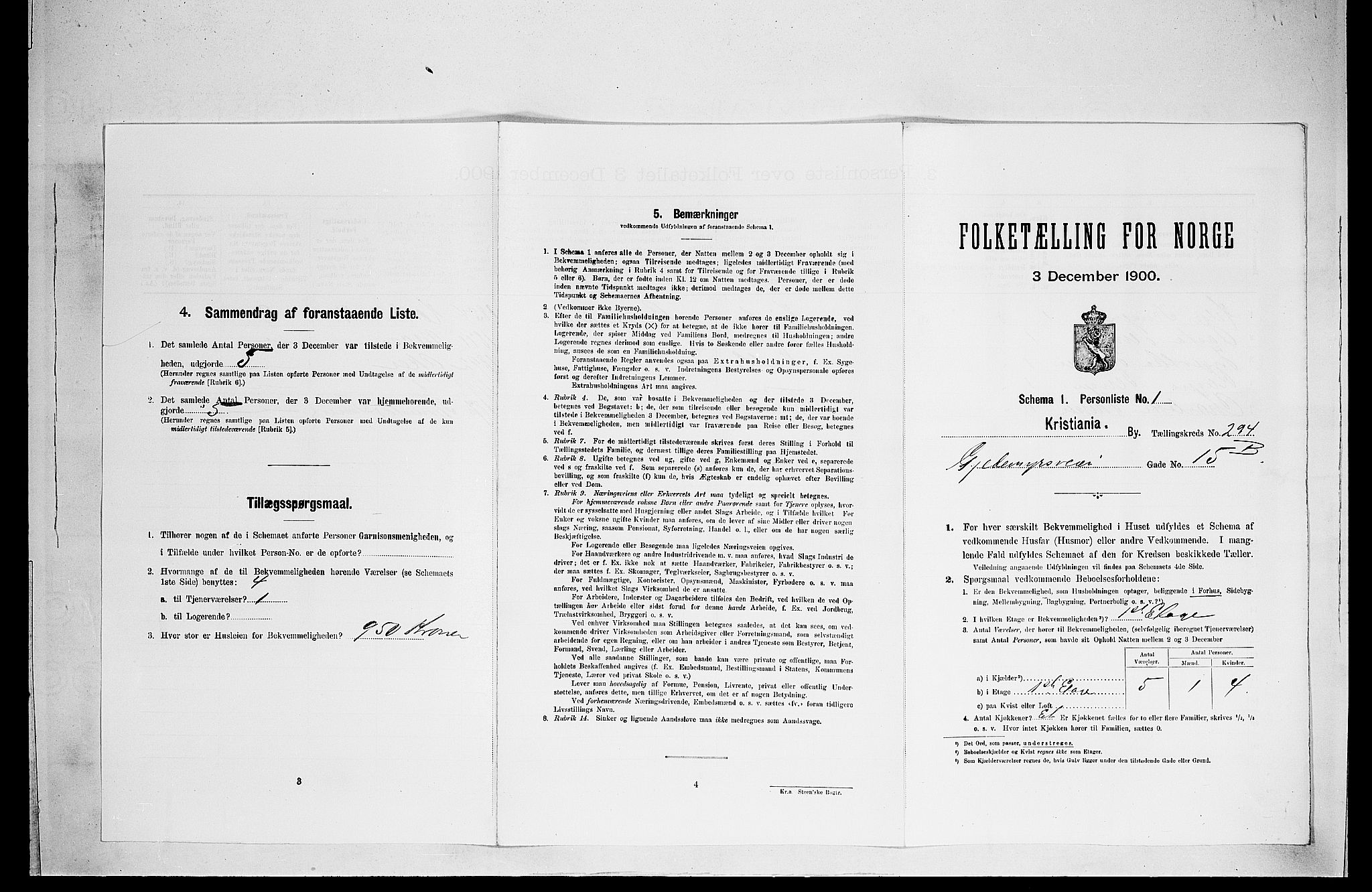 SAO, 1900 census for Kristiania, 1900, p. 27057