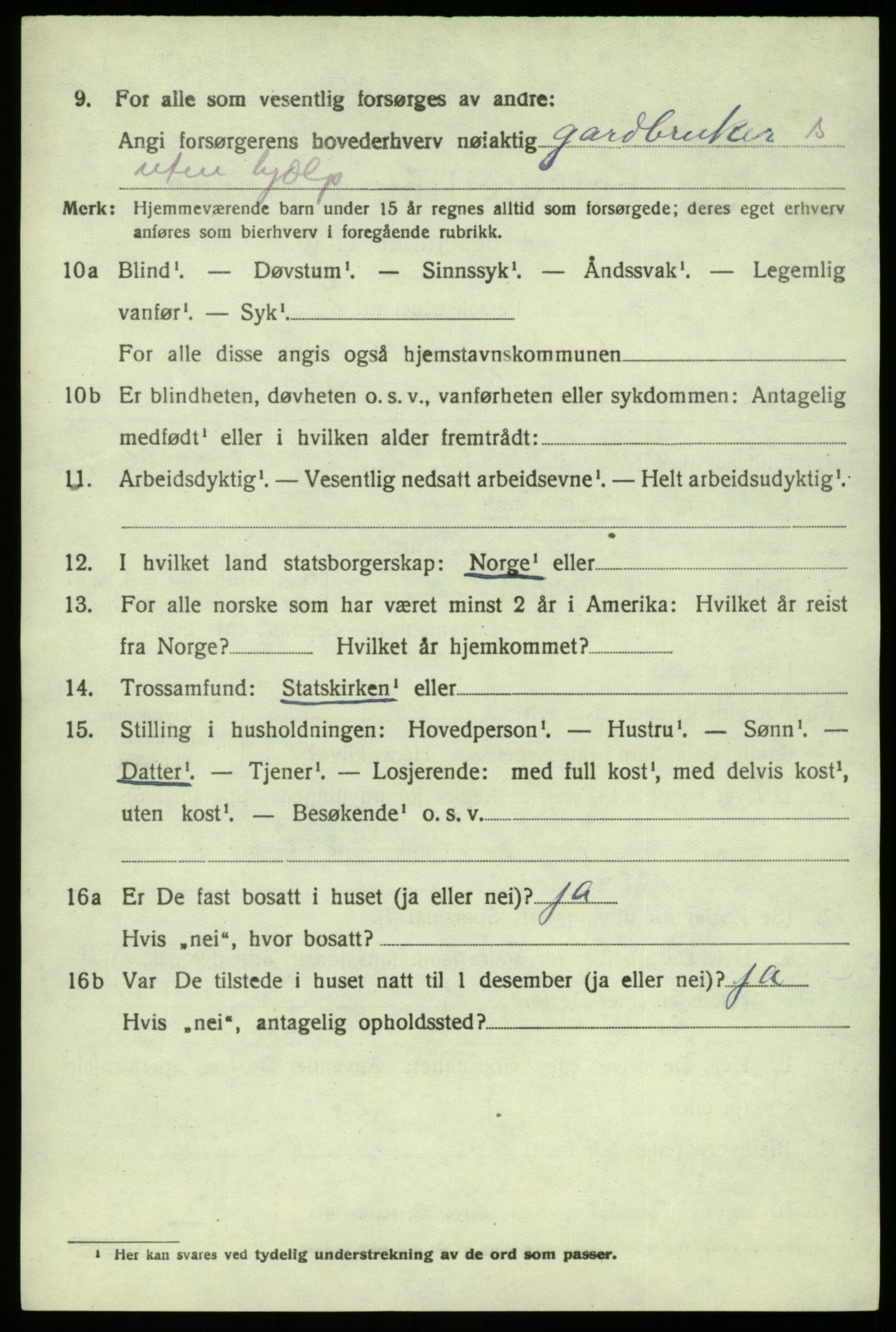 SAB, 1920 census for Herdla, 1920, p. 4372