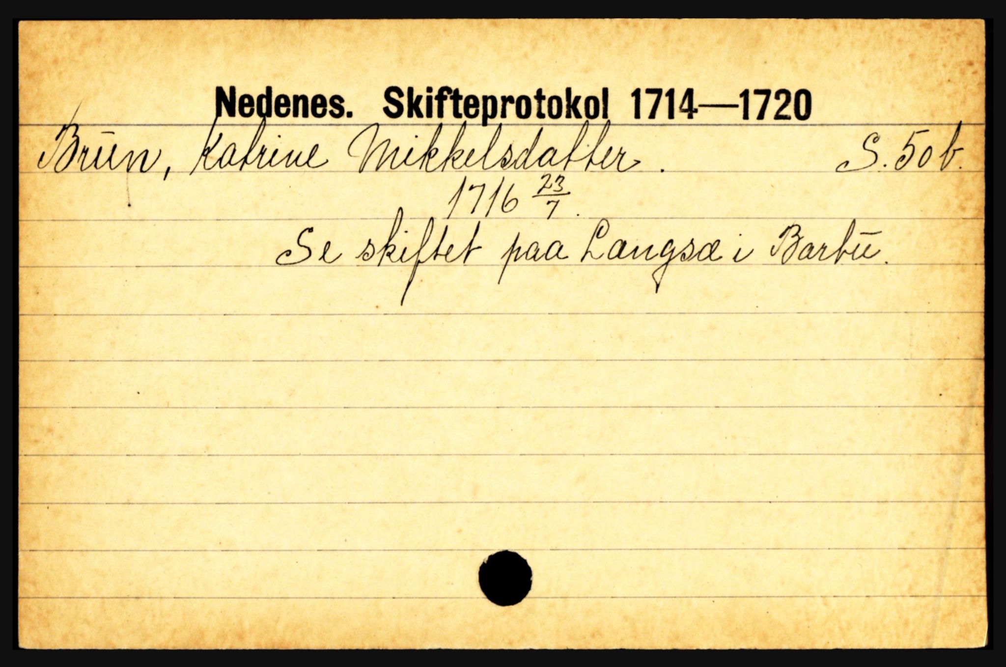 Nedenes sorenskriveri før 1824, AV/SAK-1221-0007/H, p. 4127