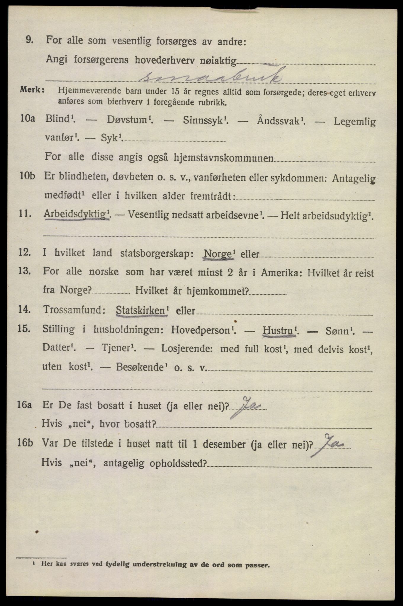 SAKO, 1920 census for Lardal, 1920, p. 5232