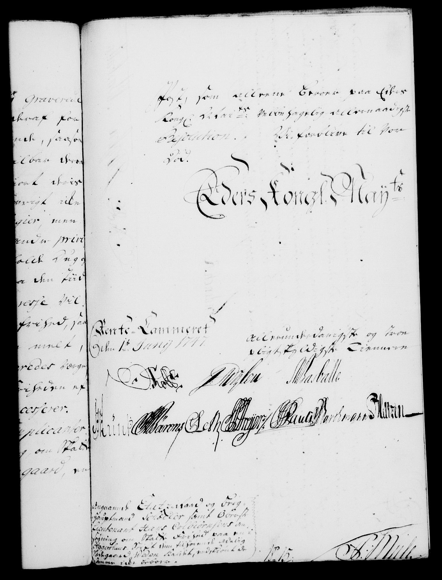 Rentekammeret, Kammerkanselliet, AV/RA-EA-3111/G/Gf/Gfa/L0029: Norsk relasjons- og resolusjonsprotokoll (merket RK 52.29), 1746-1747, p. 352