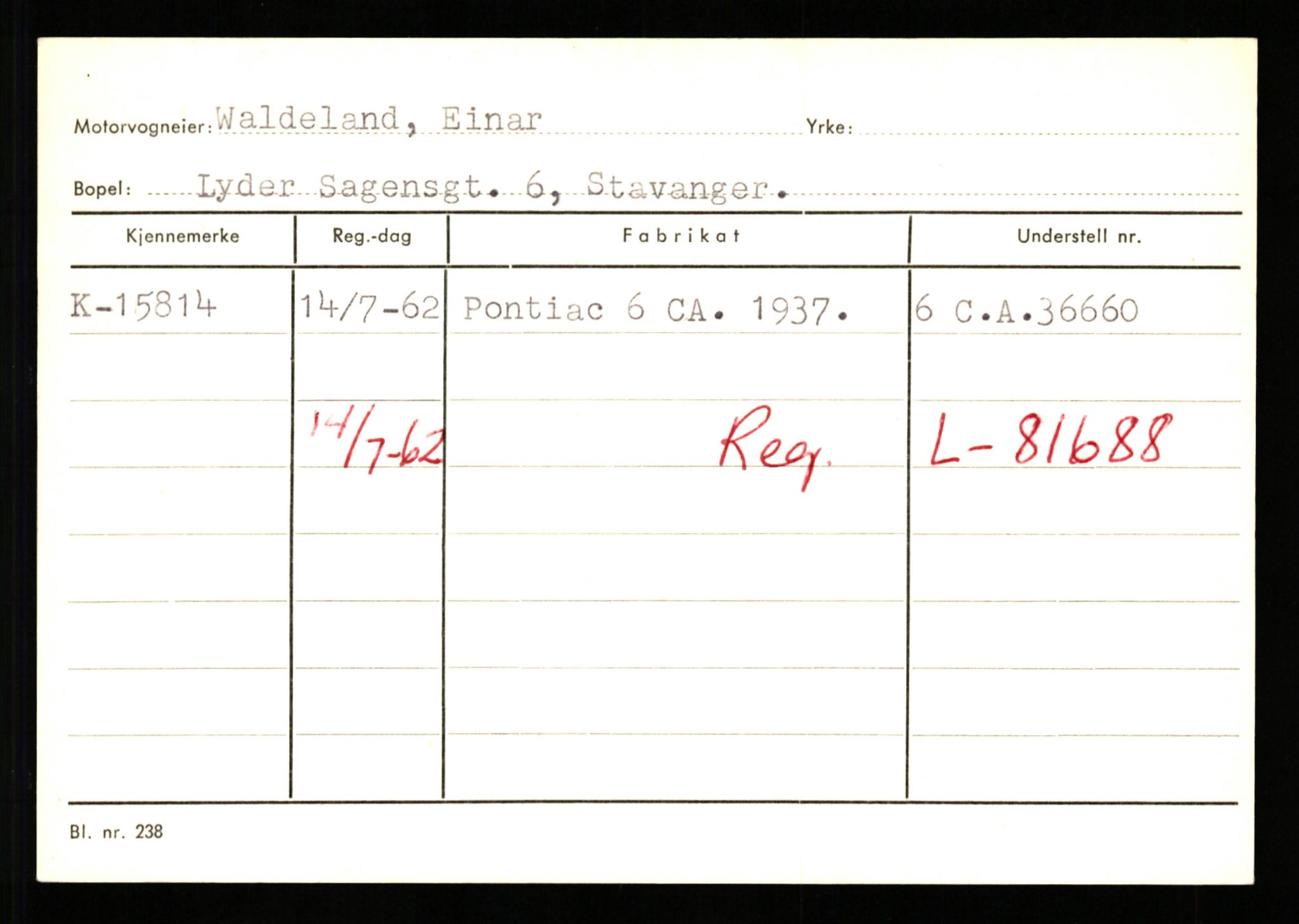 Stavanger trafikkstasjon, AV/SAST-A-101942/0/G/L0004: Registreringsnummer: 15497 - 22957, 1930-1971, p. 209