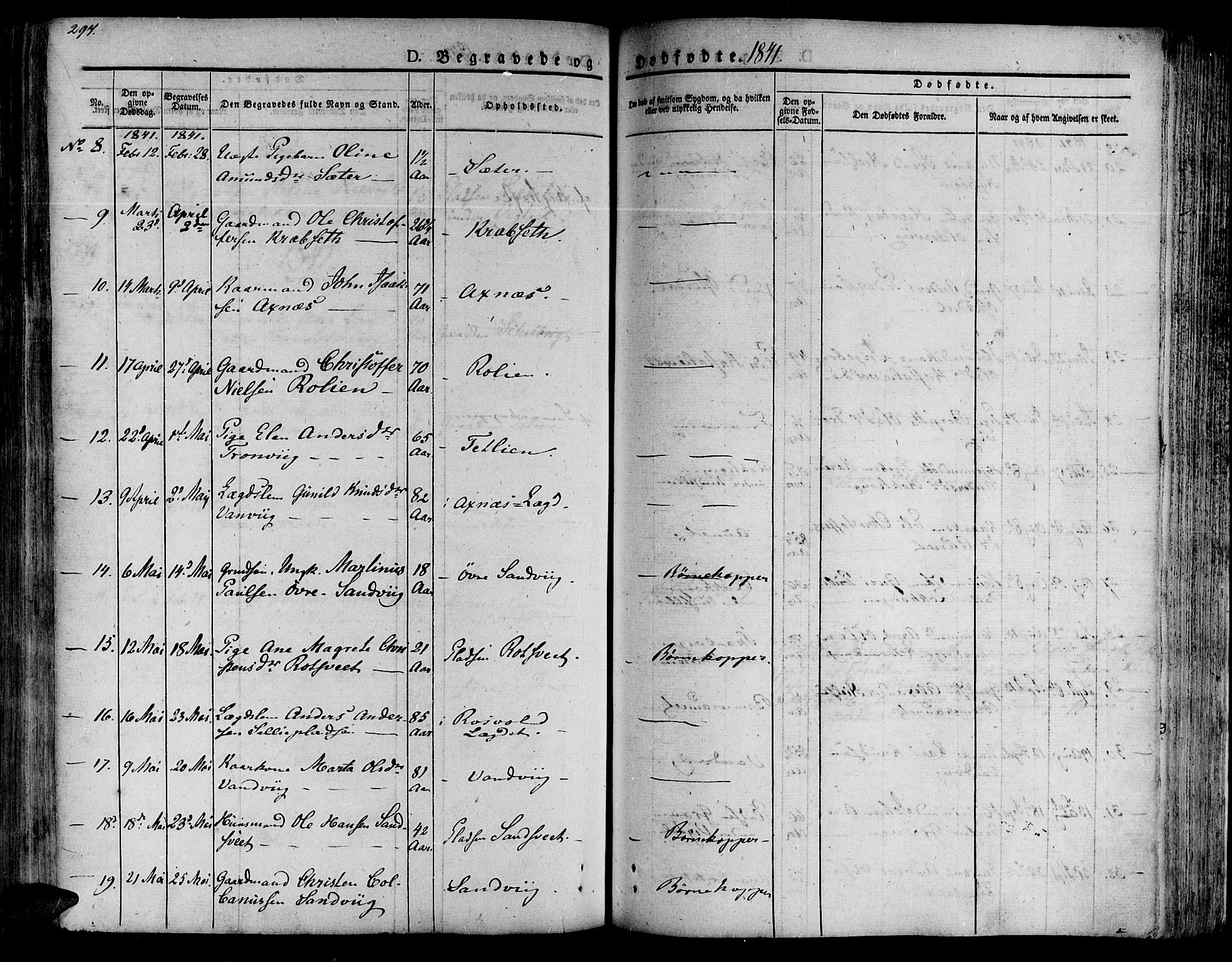 Ministerialprotokoller, klokkerbøker og fødselsregistre - Nord-Trøndelag, AV/SAT-A-1458/701/L0006: Parish register (official) no. 701A06, 1825-1841, p. 297