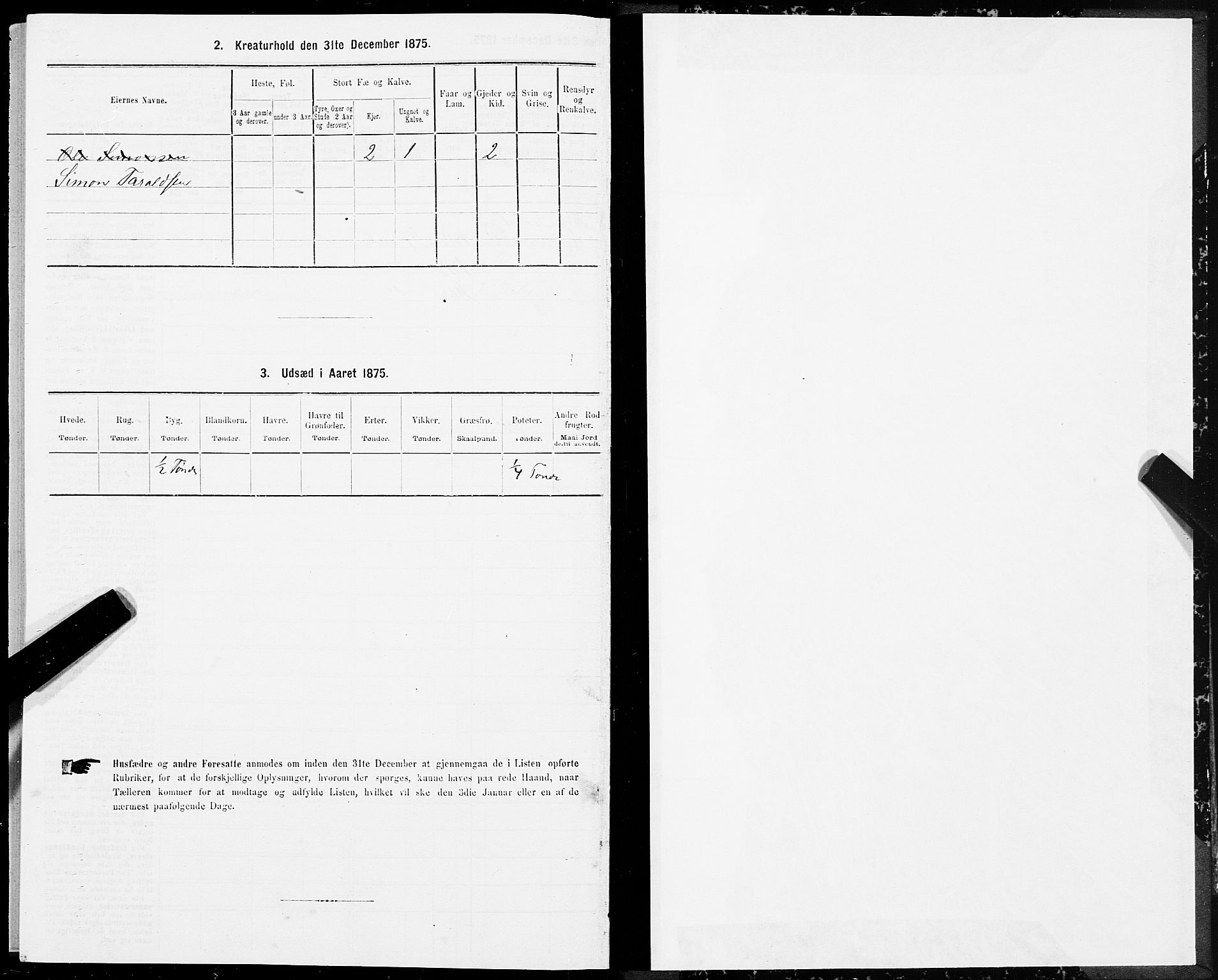 SAT, 1875 census for 1634P Oppdal, 1875
