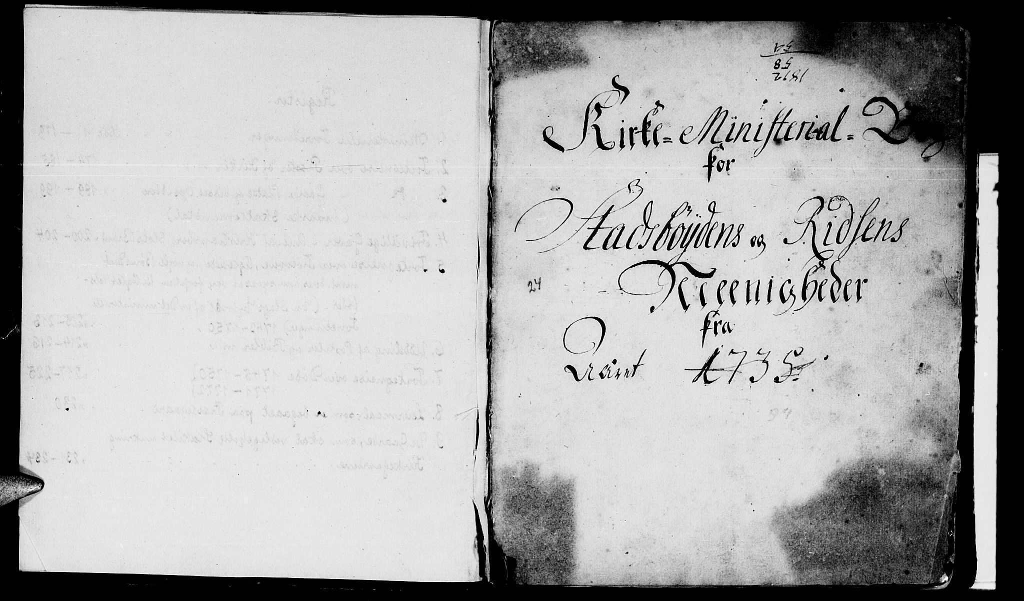 Ministerialprotokoller, klokkerbøker og fødselsregistre - Sør-Trøndelag, AV/SAT-A-1456/646/L0604: Parish register (official) no. 646A02, 1735-1750