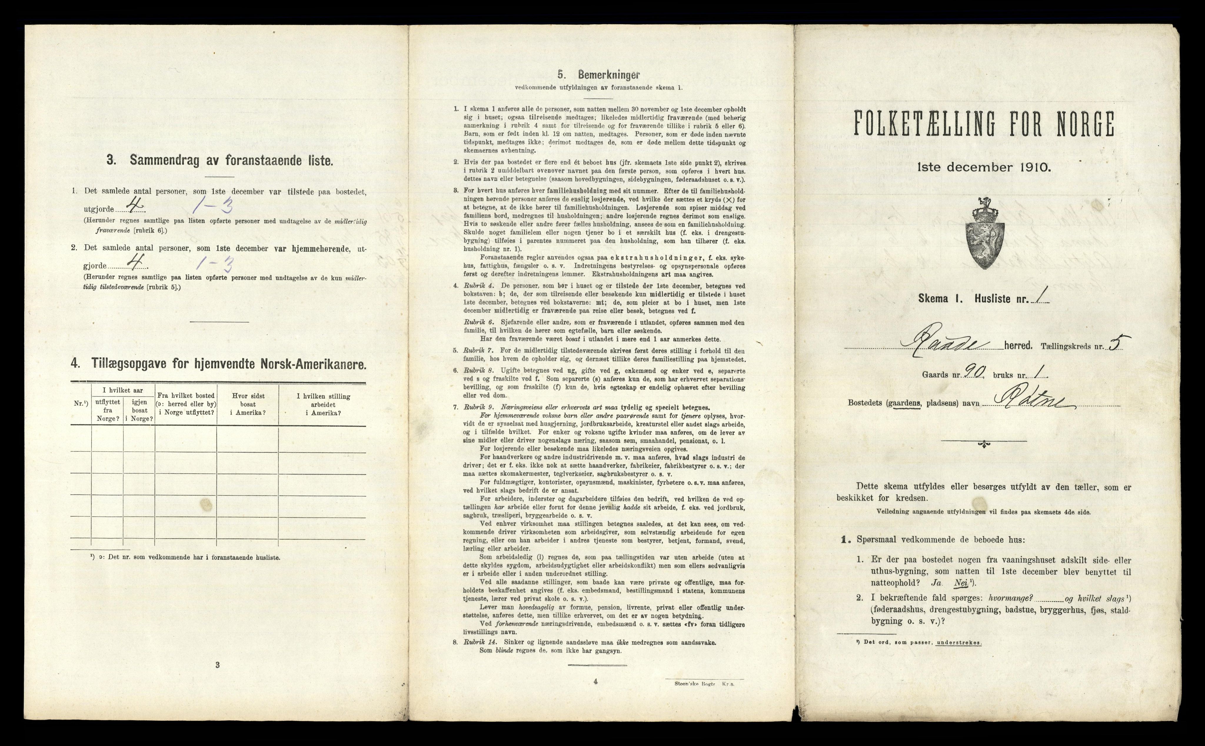 RA, 1910 census for Råde, 1910, p. 672