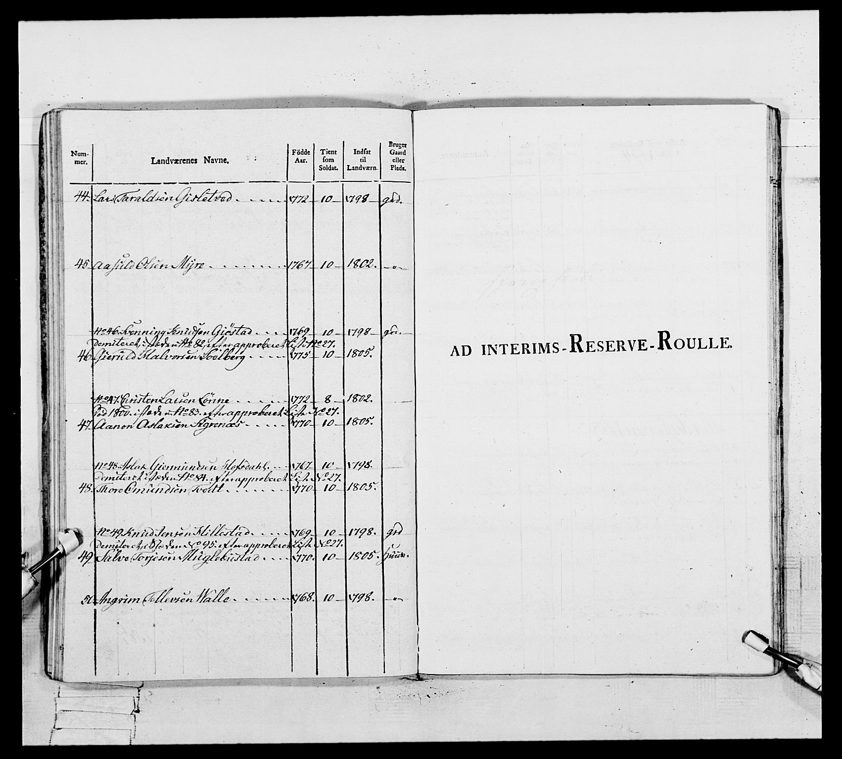 Generalitets- og kommissariatskollegiet, Det kongelige norske kommissariatskollegium, RA/EA-5420/E/Eh/L0109: Vesterlenske nasjonale infanteriregiment, 1806, p. 252