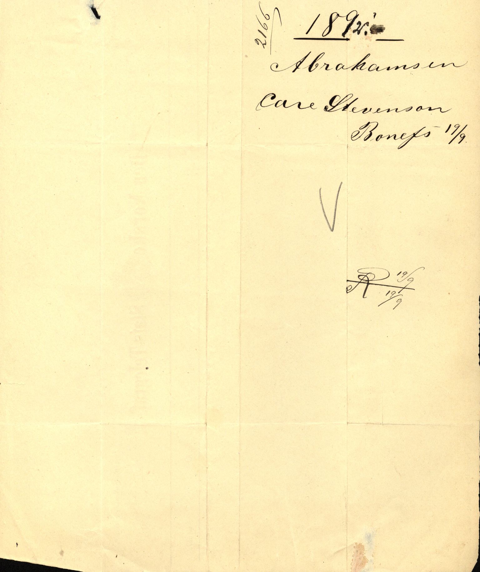 Pa 63 - Østlandske skibsassuranceforening, VEMU/A-1079/G/Ga/L0028/0002: Havaridokumenter / Marie, Favorit, Tabor, Sylphiden, Berthel, America, 1892, p. 90