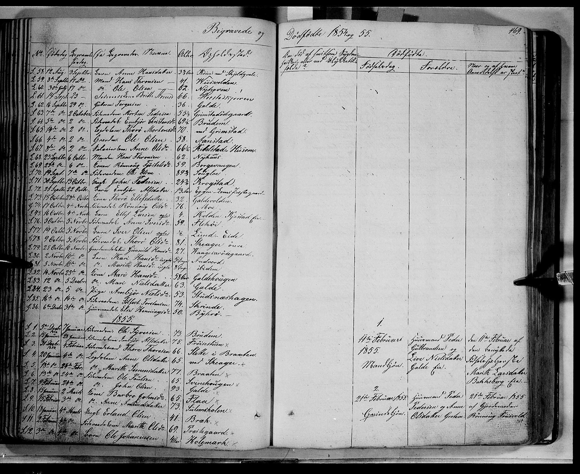 Lom prestekontor, AV/SAH-PREST-070/K/L0006: Parish register (official) no. 6B, 1837-1863, p. 469