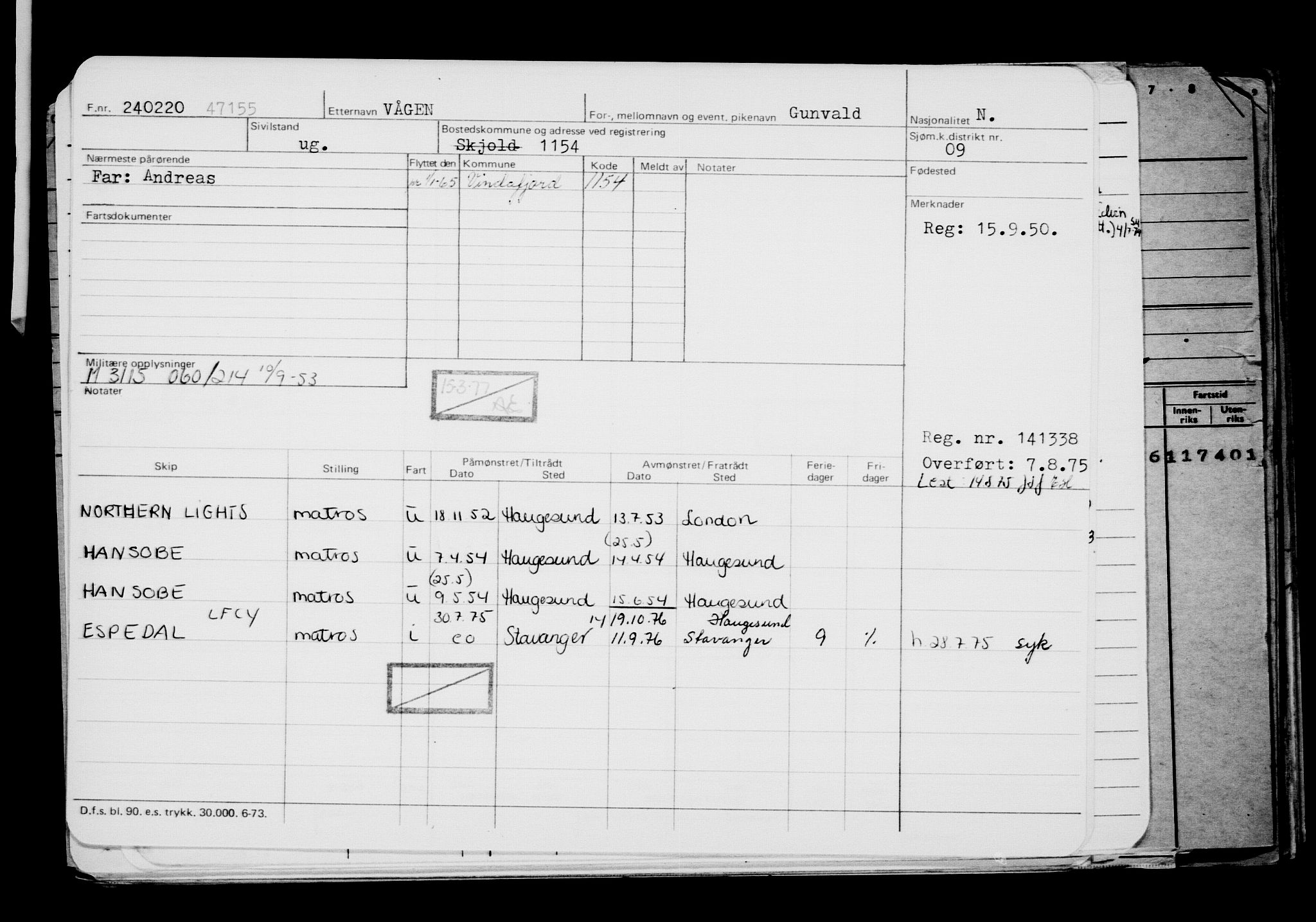 Direktoratet for sjømenn, AV/RA-S-3545/G/Gb/L0177: Hovedkort, 1920, p. 484