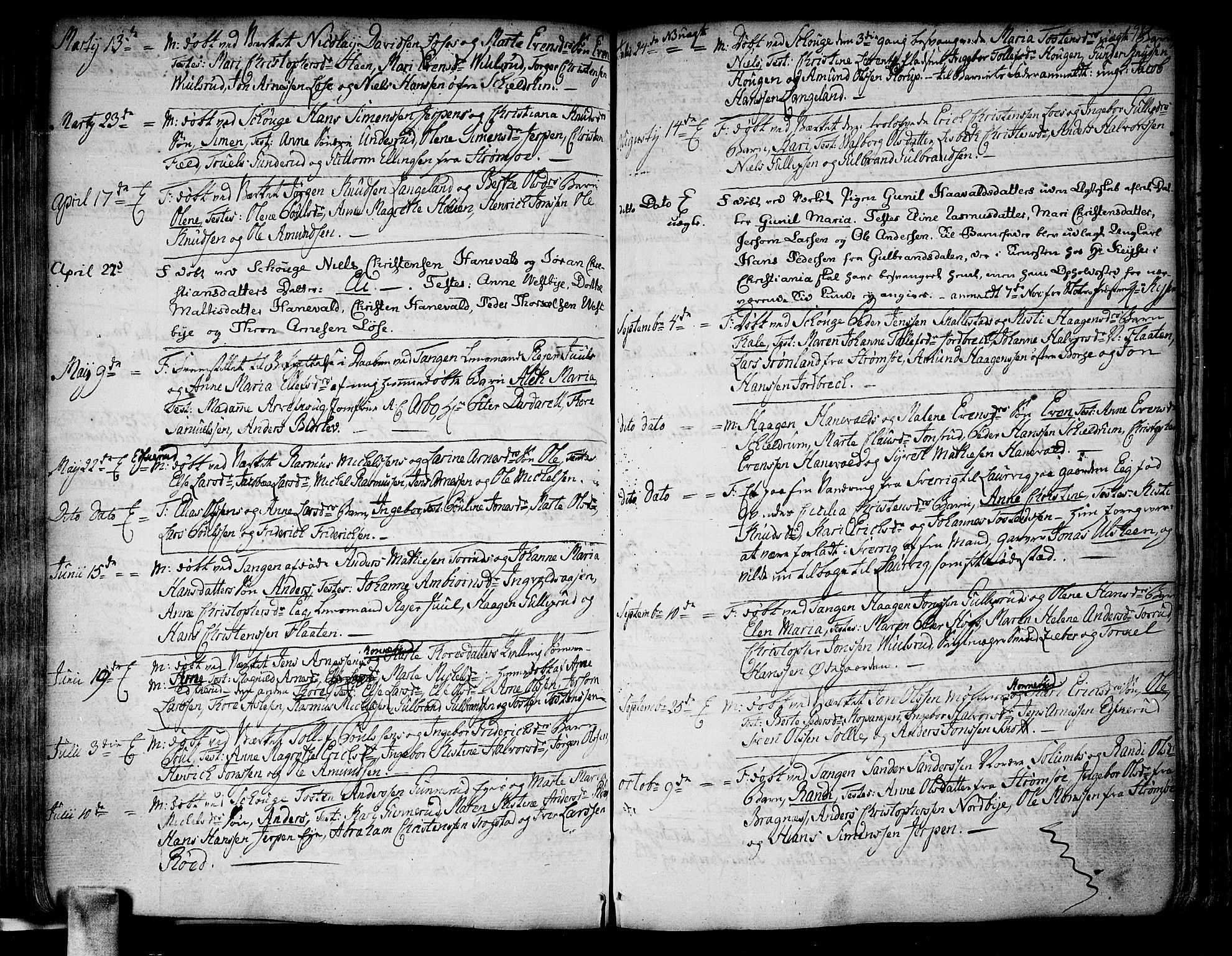 Skoger kirkebøker, SAKO/A-59/F/Fa/L0001: Parish register (official) no. I 1, 1746-1814, p. 98