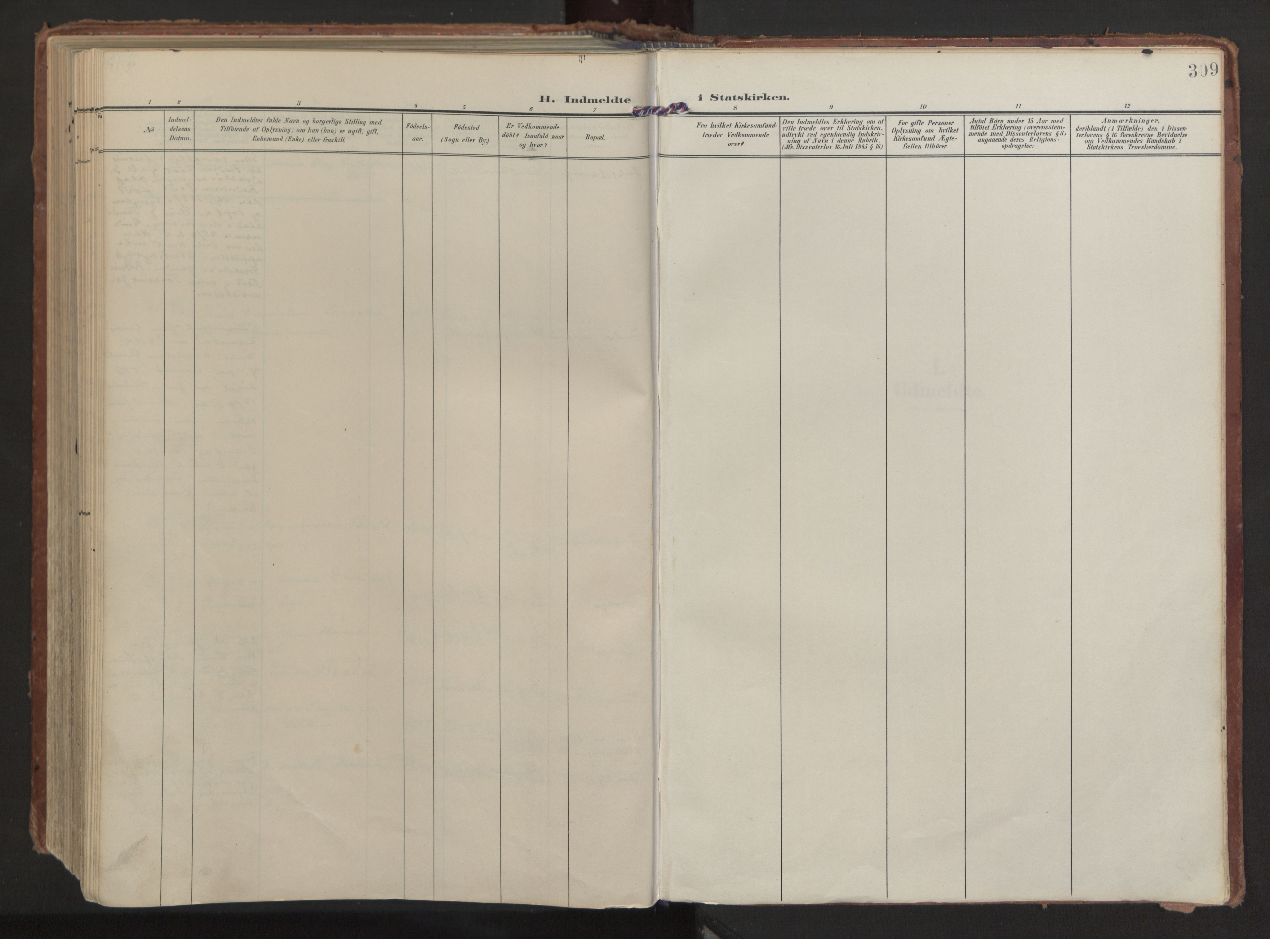 Ministerialprotokoller, klokkerbøker og fødselsregistre - Møre og Romsdal, AV/SAT-A-1454/511/L0144: Parish register (official) no. 511A11, 1906-1923, p. 309