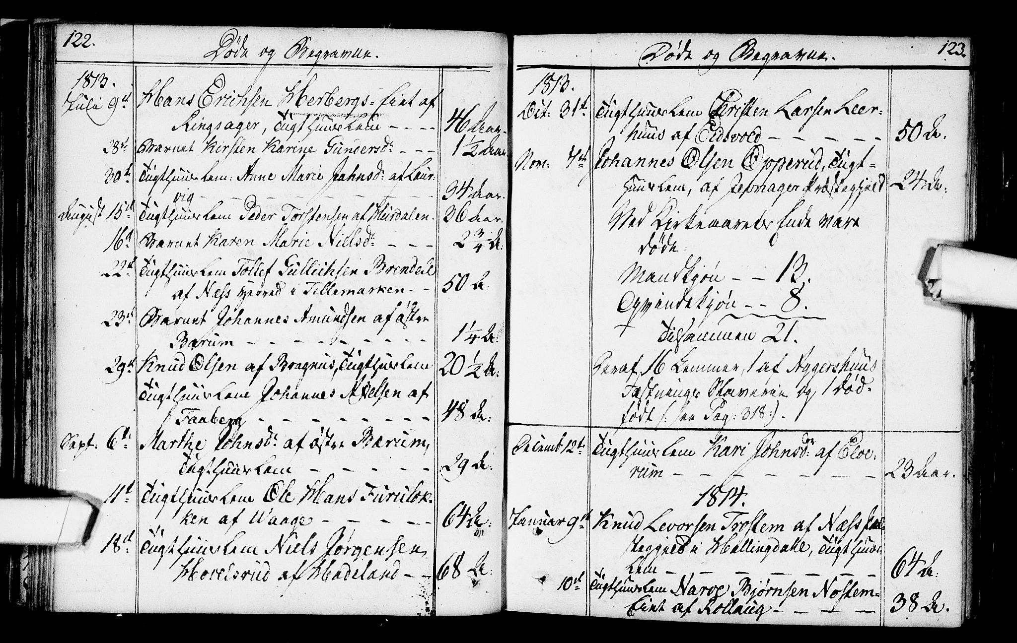 Kristiania tukthusprest Kirkebøker, SAO/A-10881/F/Fa/L0001: Parish register (official) no. 1, 1758-1828, p. 122-123