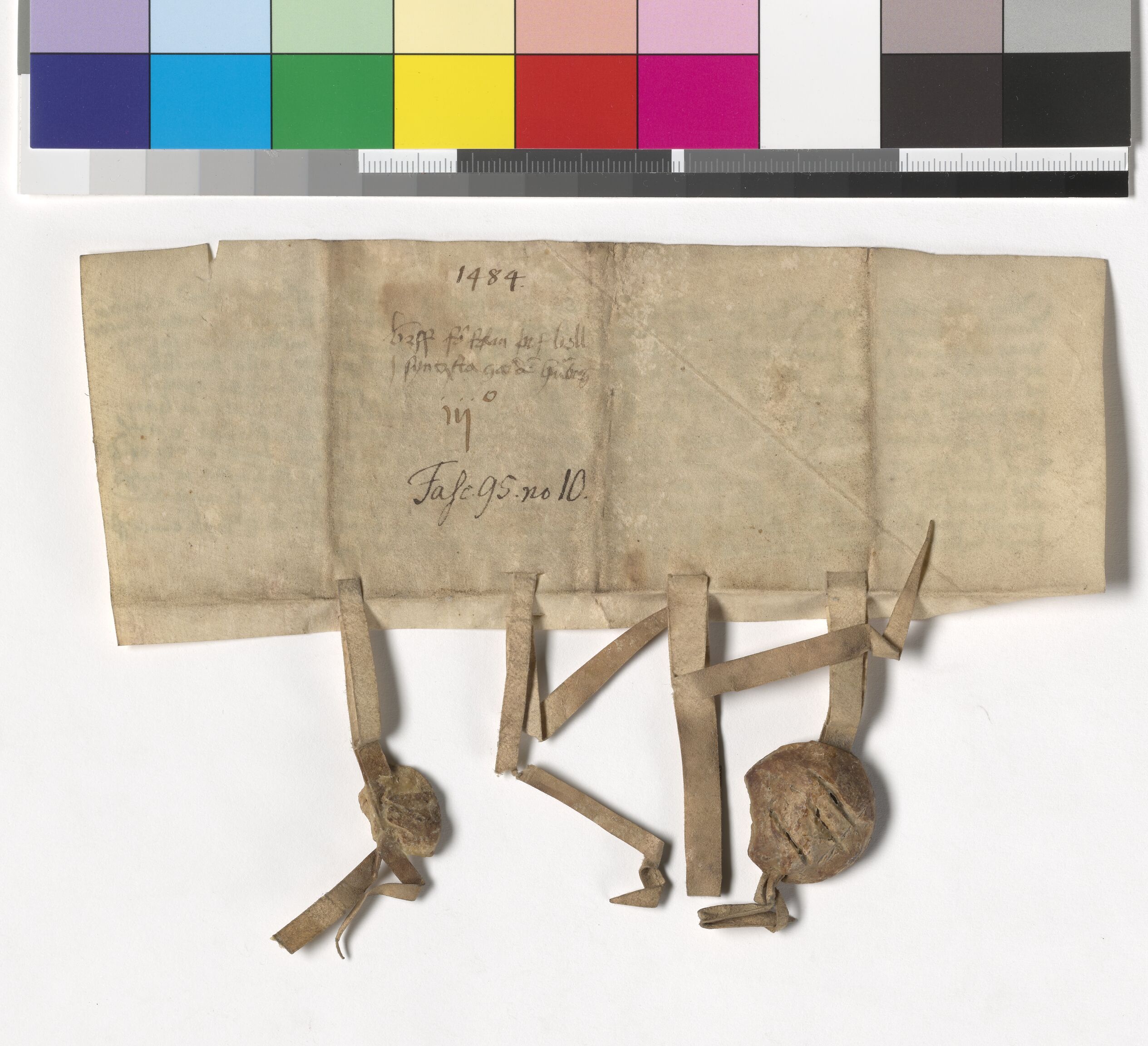 Riksarkivets diplomsamling, AV/RA-EA-5965/F05/L0231: NRA AM fasc. 95 nr. 10-16, 1484-1487, p. 3